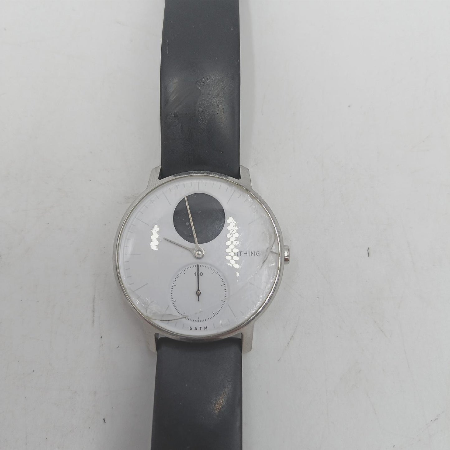 Withings Steel Hr Hybrid Smartwatch Glas gerissen Funktion ungetestet