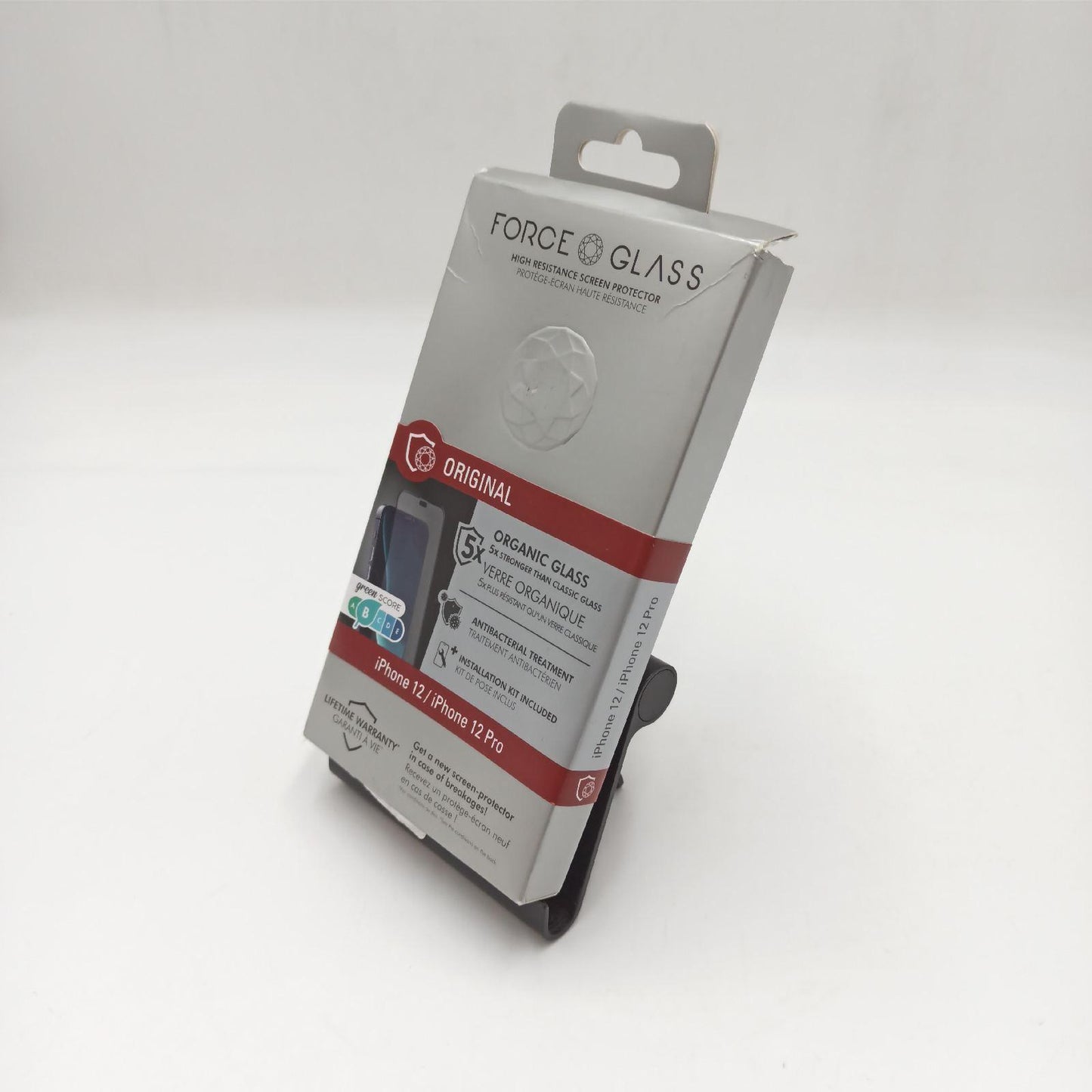 Force Glass Displayschutzfolie Smartphone Zubehör iPhone 12 Pro antibakteriell robust transparent passgen
