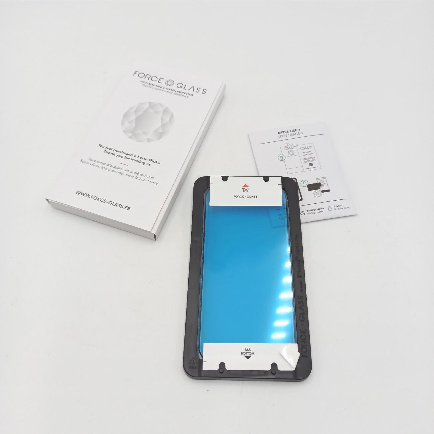 Force Glass Displayschutzfolie Smartphone Zubehör iPhone 12 Pro antibakteriell robust transparent passgen