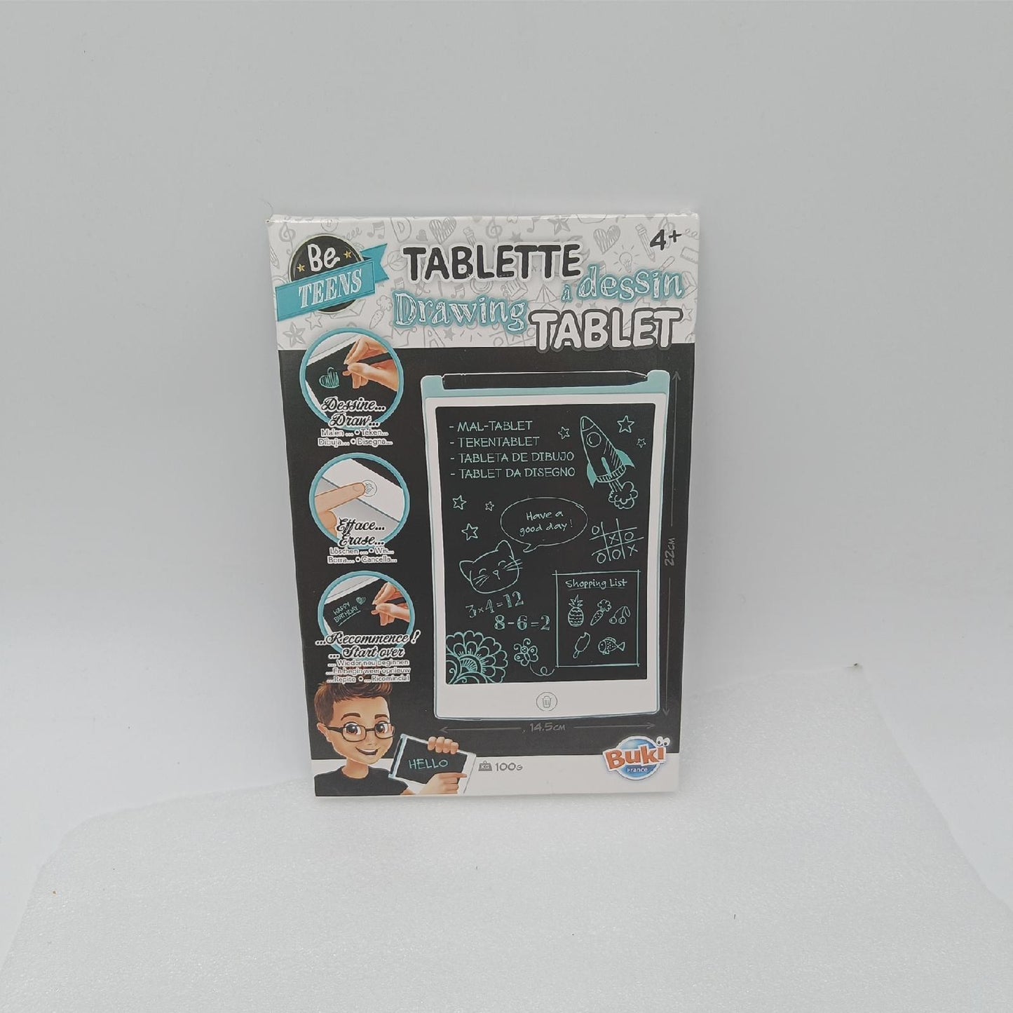 BUKI Mal Tablet Spielzeug TD001 Kinder Kreativspaß für Zeichnen und Malen