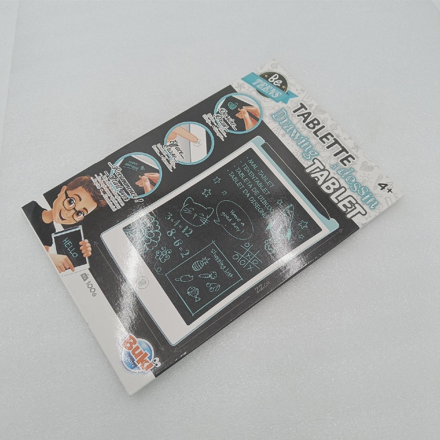 BUKI Mal Tablet Spielzeug TD001 Kinder Kreativspaß für Zeichnen und Malen