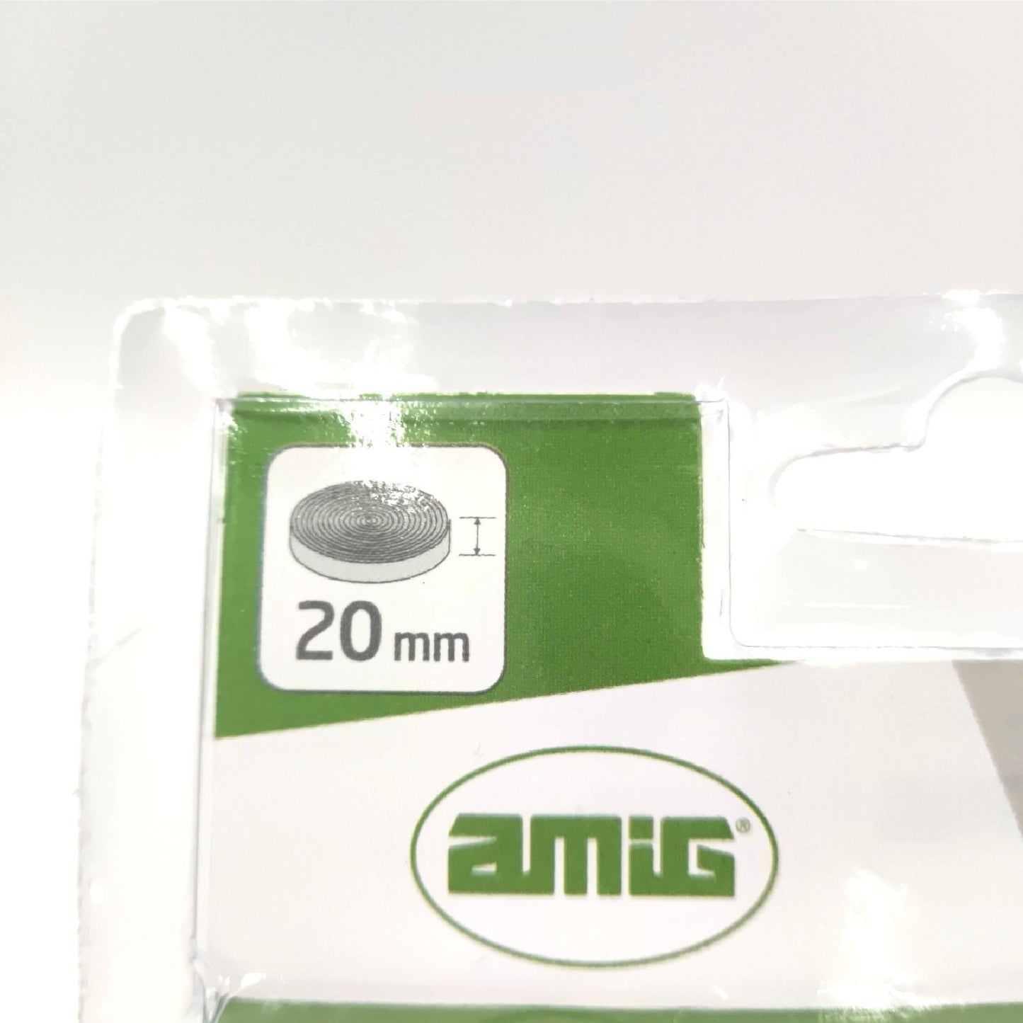 Amig – Rollo-Aufrollband – 20 mm x 6 m – UV- und abriebfest – Schwarz gepunktet – Ersatzschnur für die Aufrollvorrichtung