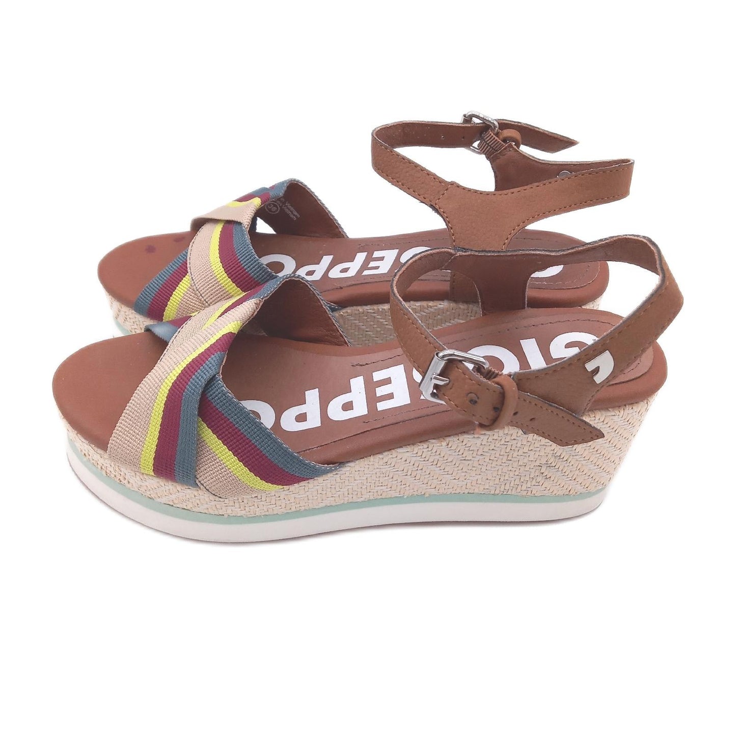 GIOSEPPO Keilsandale Damen Schuhe Guaduas Leder Sommerlook elegant bequem stylish