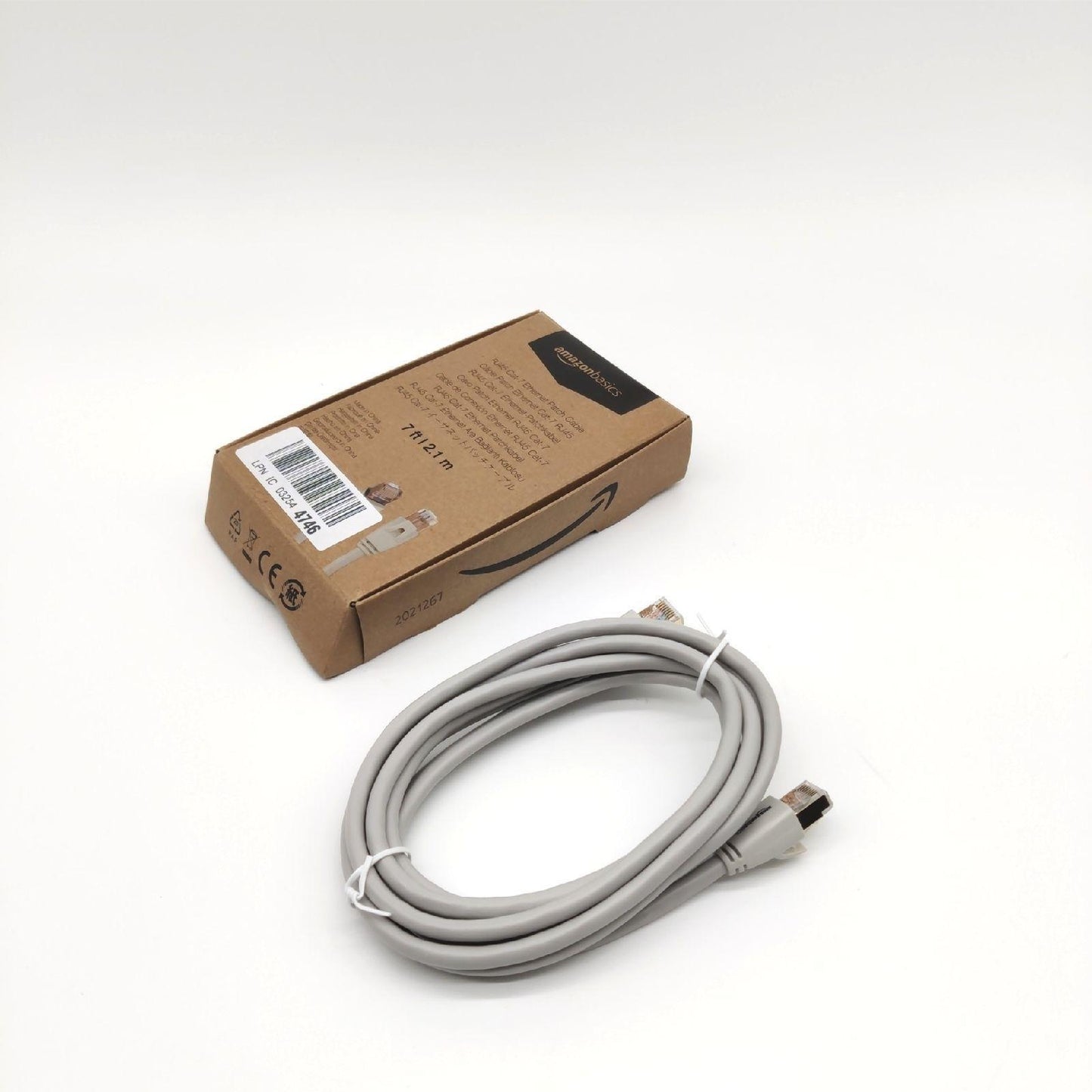 Amazon Basics Ethernet Kabel Netzwerktechnik Cat 7e 21 Meter hohe Geschwindigkeit stabilität