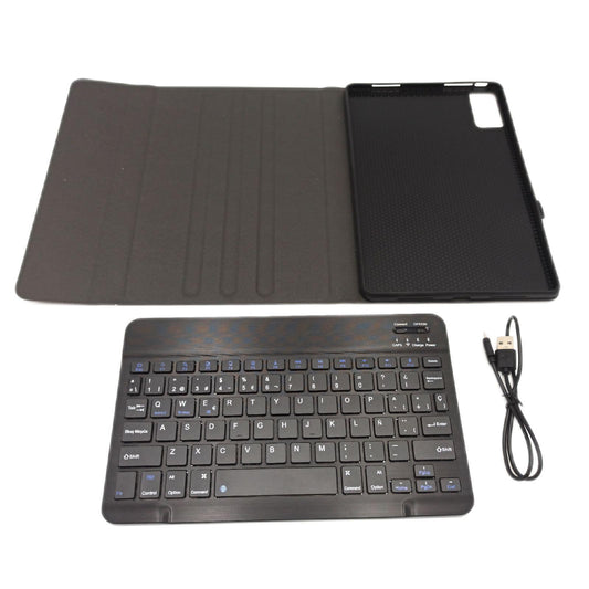 Xiaomi Tablet Hülle Schutzhülle Redmi Pad Spanisch Tastatur Lederhülle Cover Kl