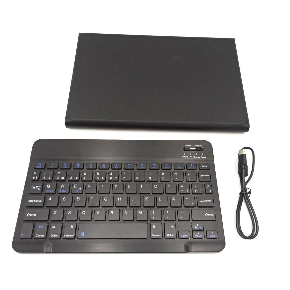 Xiaomi Tablet Hülle Schutzhülle Redmi Pad Spanisch Tastatur Lederhülle Cover Kl