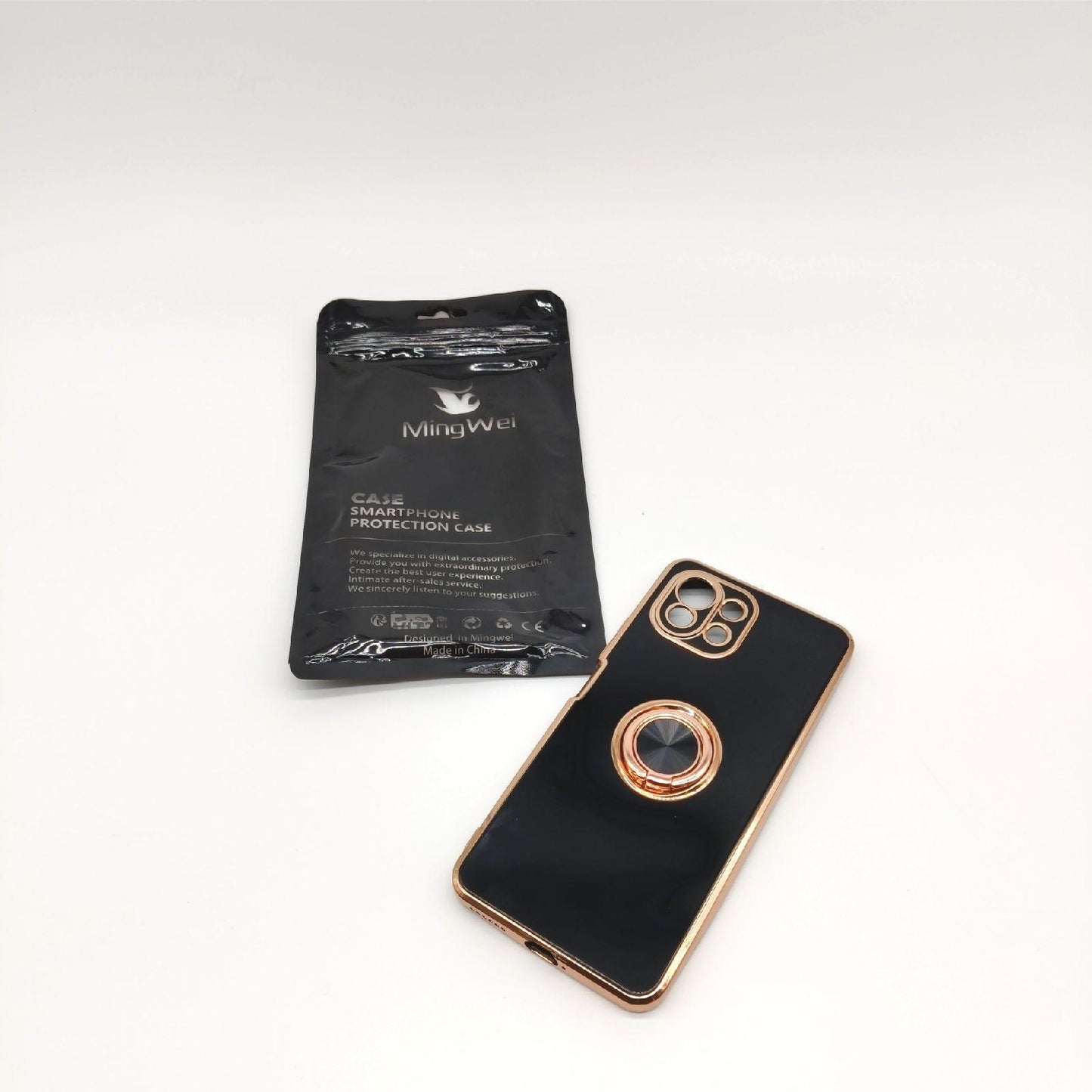 XIAOMI Mi 11 Lite Hülle SlimFit Ständer Drehbar Ring Luxus Farbe Smartphone Schutzhülle