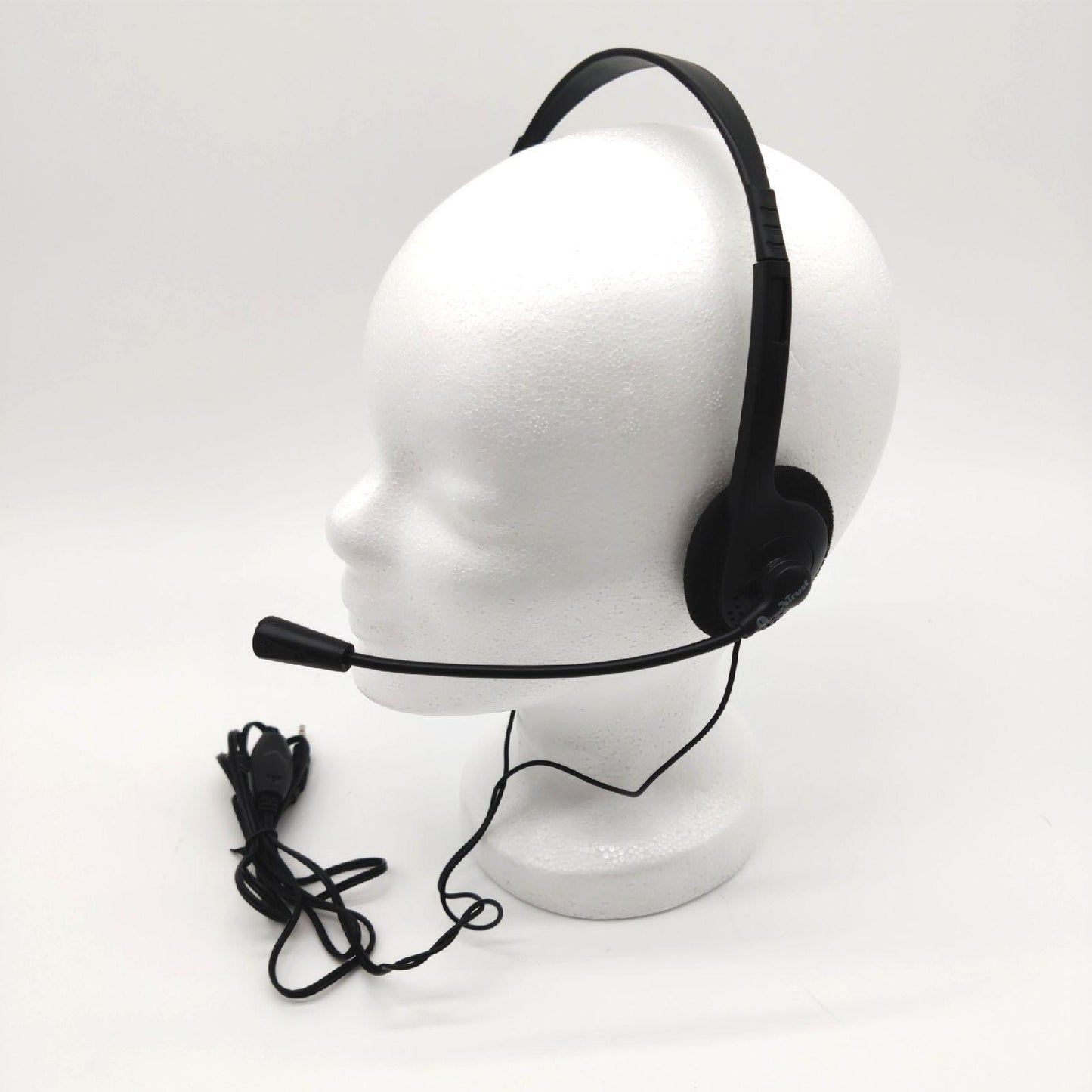 Trust Primo Chat PC Laptop Kopfhörer Kopfbügel Mikrofon Headset schwarz