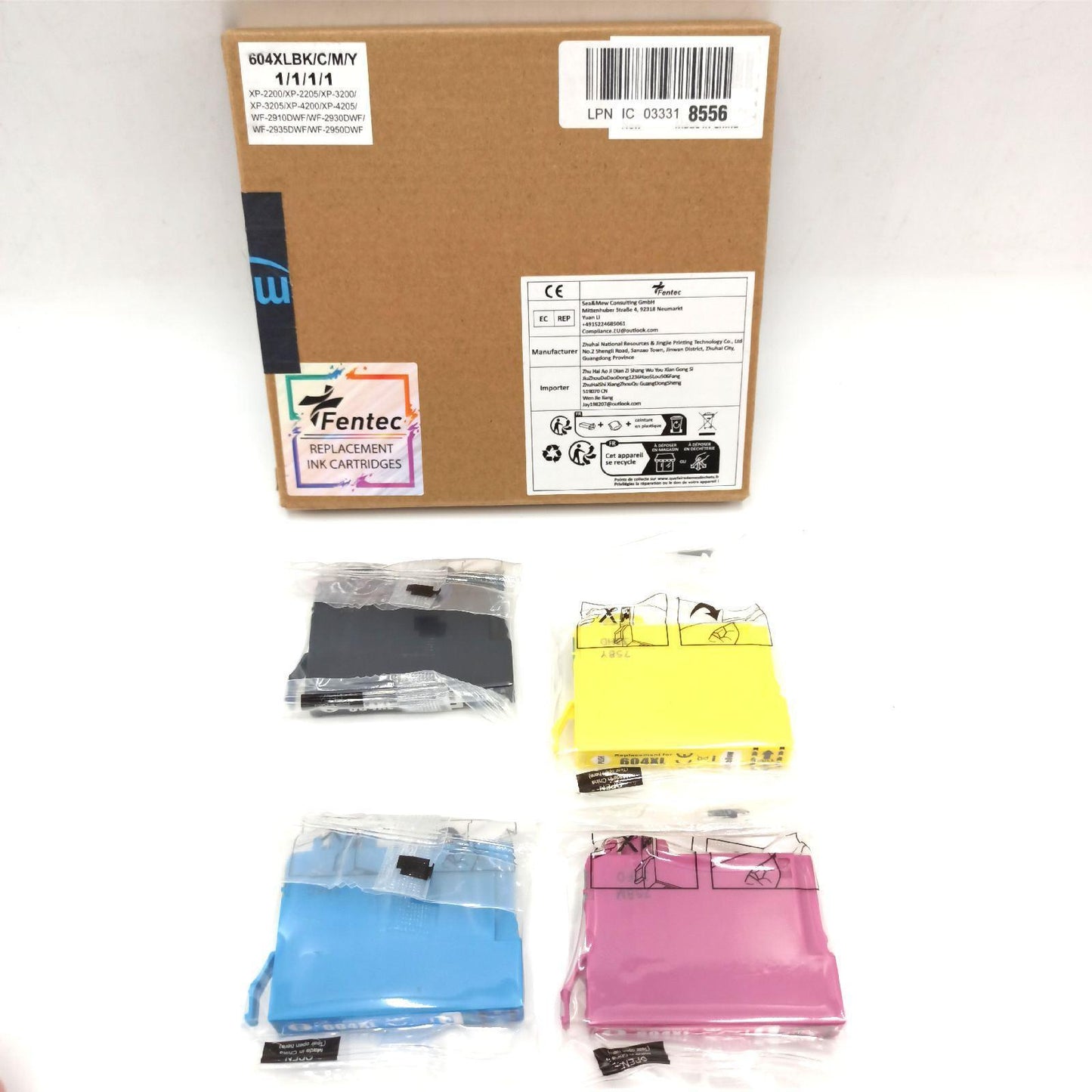 Epson XP 2200 XP 3200 XP 2205 XP 4200 WF-2910DWF WF-2950DWF Tintenpatronen für 604XL