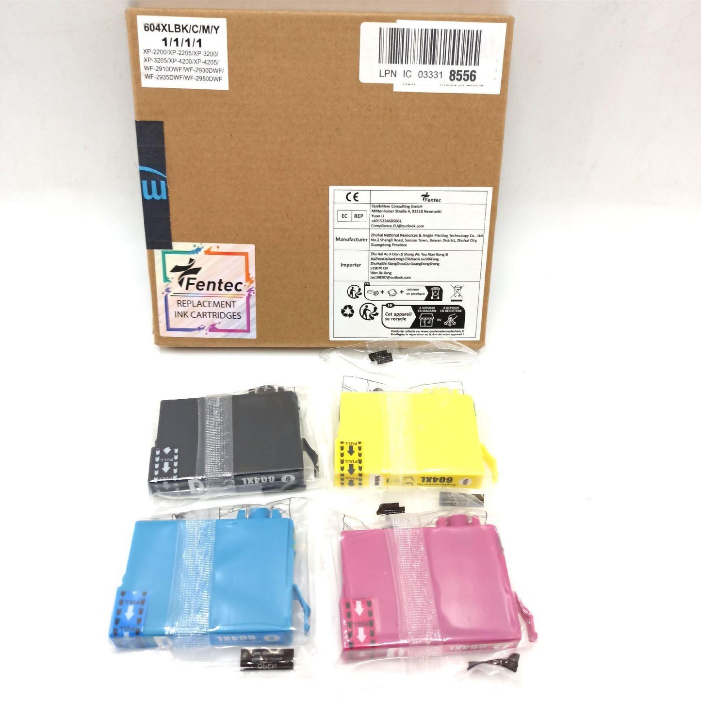 Epson XP 2200 XP 3200 XP 2205 XP 4200 WF-2910DWF WF-2950DWF Tintenpatronen für 604XL