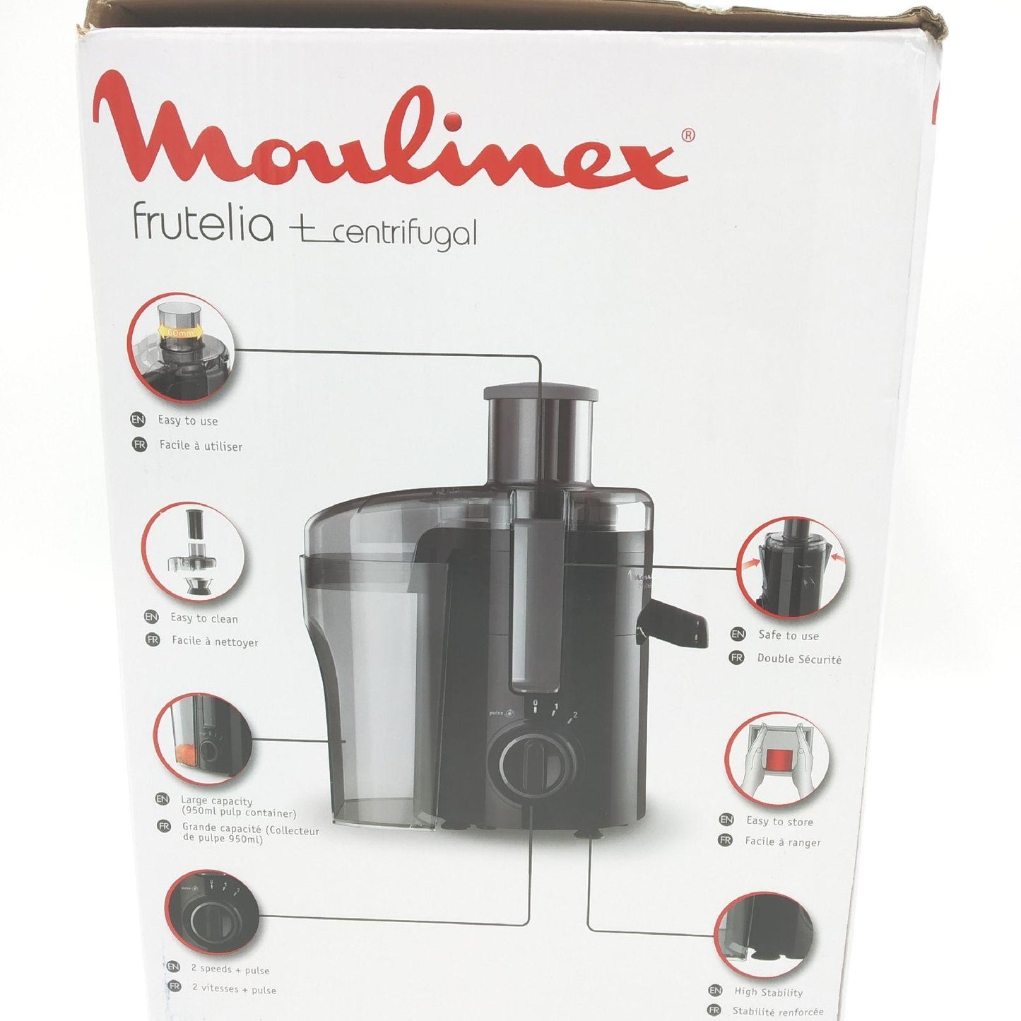 Moulinex Entsafter Küchengeräte Frutelia Plus Obst und Gemüse Vitamin C