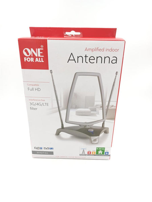 One For All Full HDTV Zimmerantenne A/V 65.16 verstärkt TV Wandmontage Spitze SUPE;