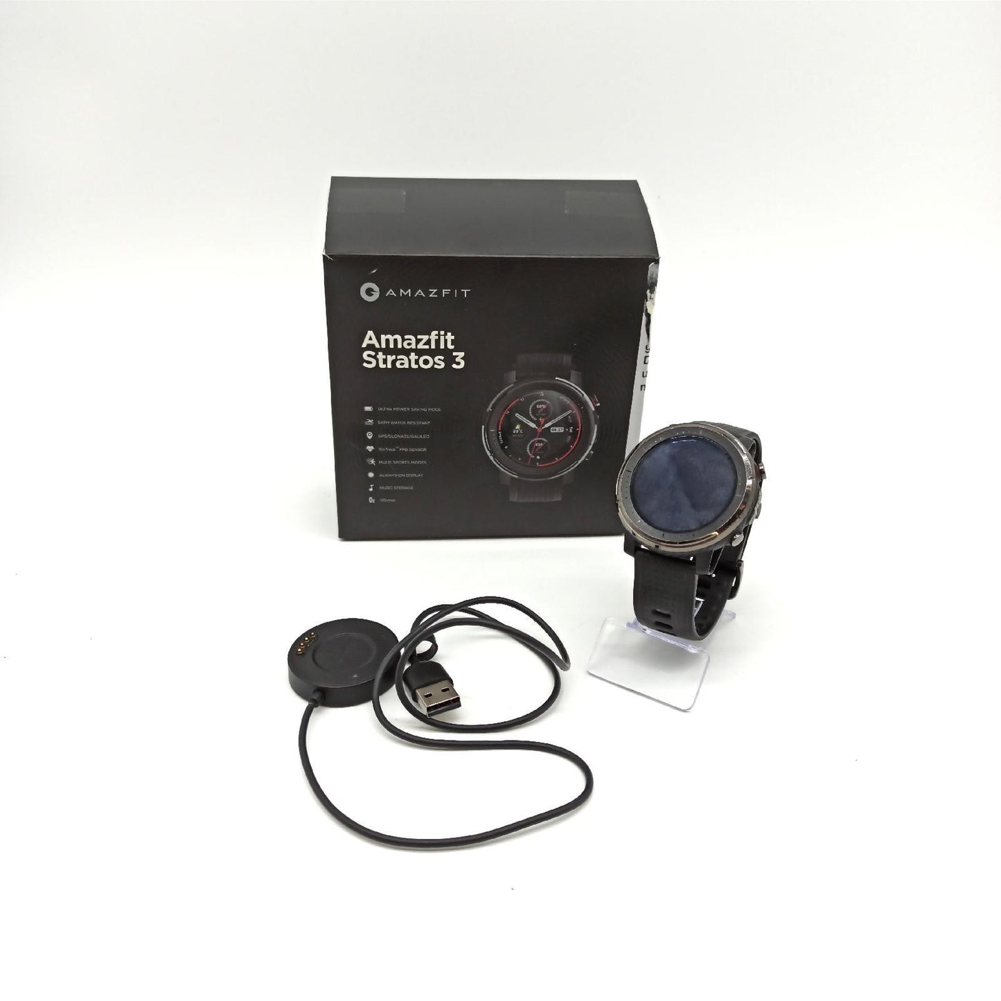 Amazfit Stratos 3 Smartwatch GPS Musikspeicher 19 Sportmodi Display