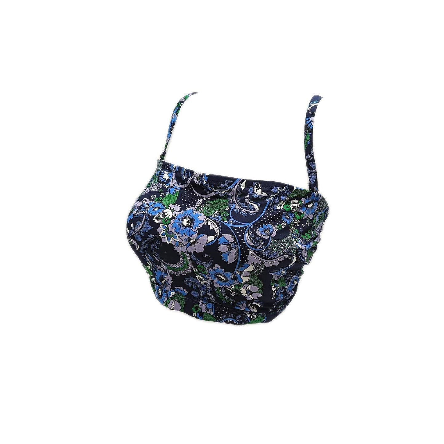 Amazon Essentials Badeoberteil Damenmode Große Größen 3XL Tiefblau Paisley Bademode