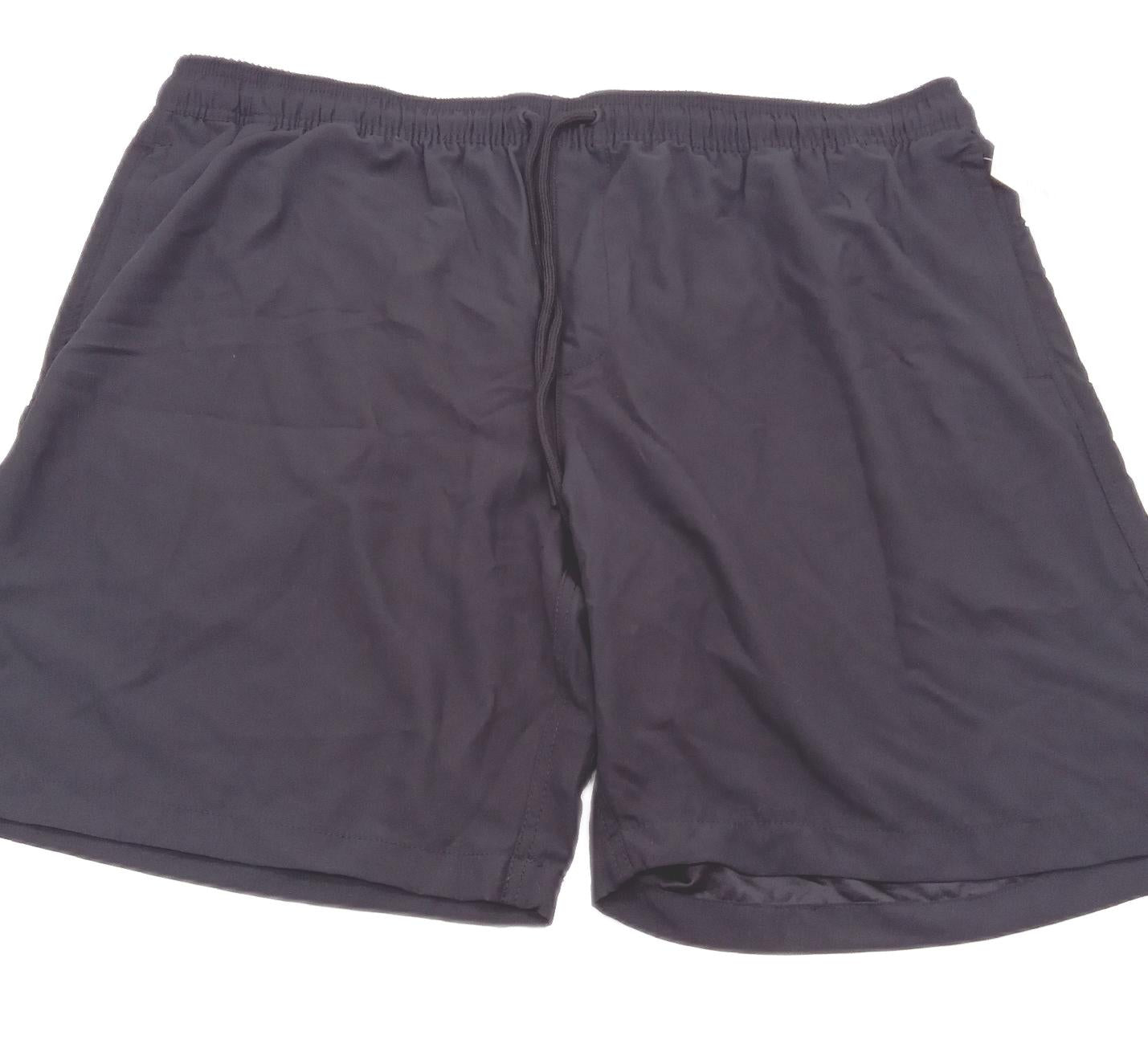 Amazon Essentials Badehose Herrenbekleidung XXL Schwarz Netzfutter Taschen Freizeitspaß