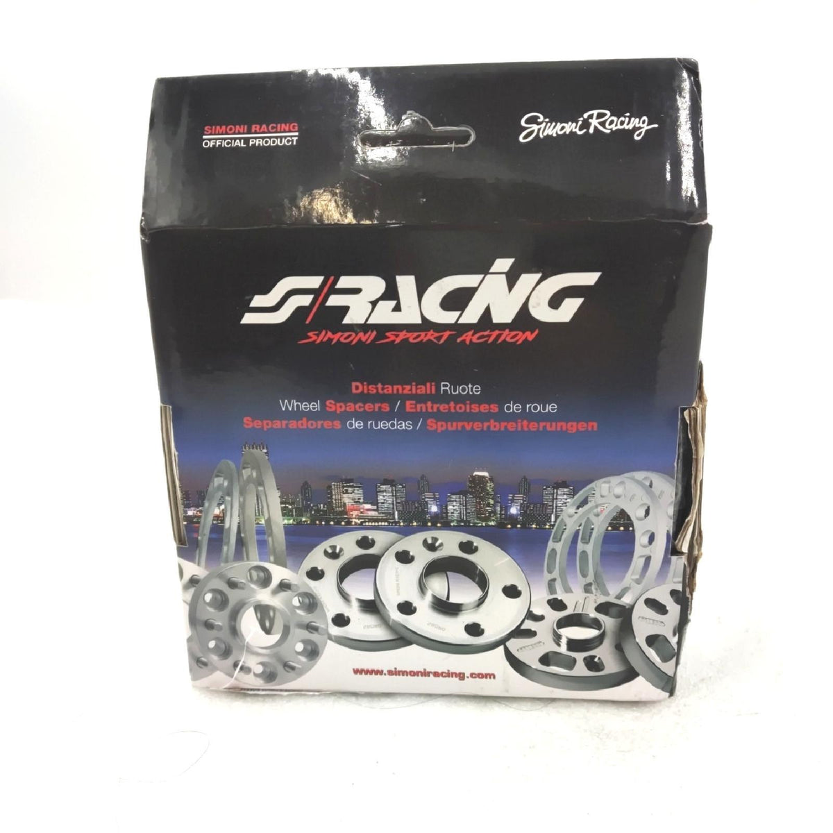Simoni Racing DR043/B9 Spurverbreiterungen mit Blitzen  12 mm