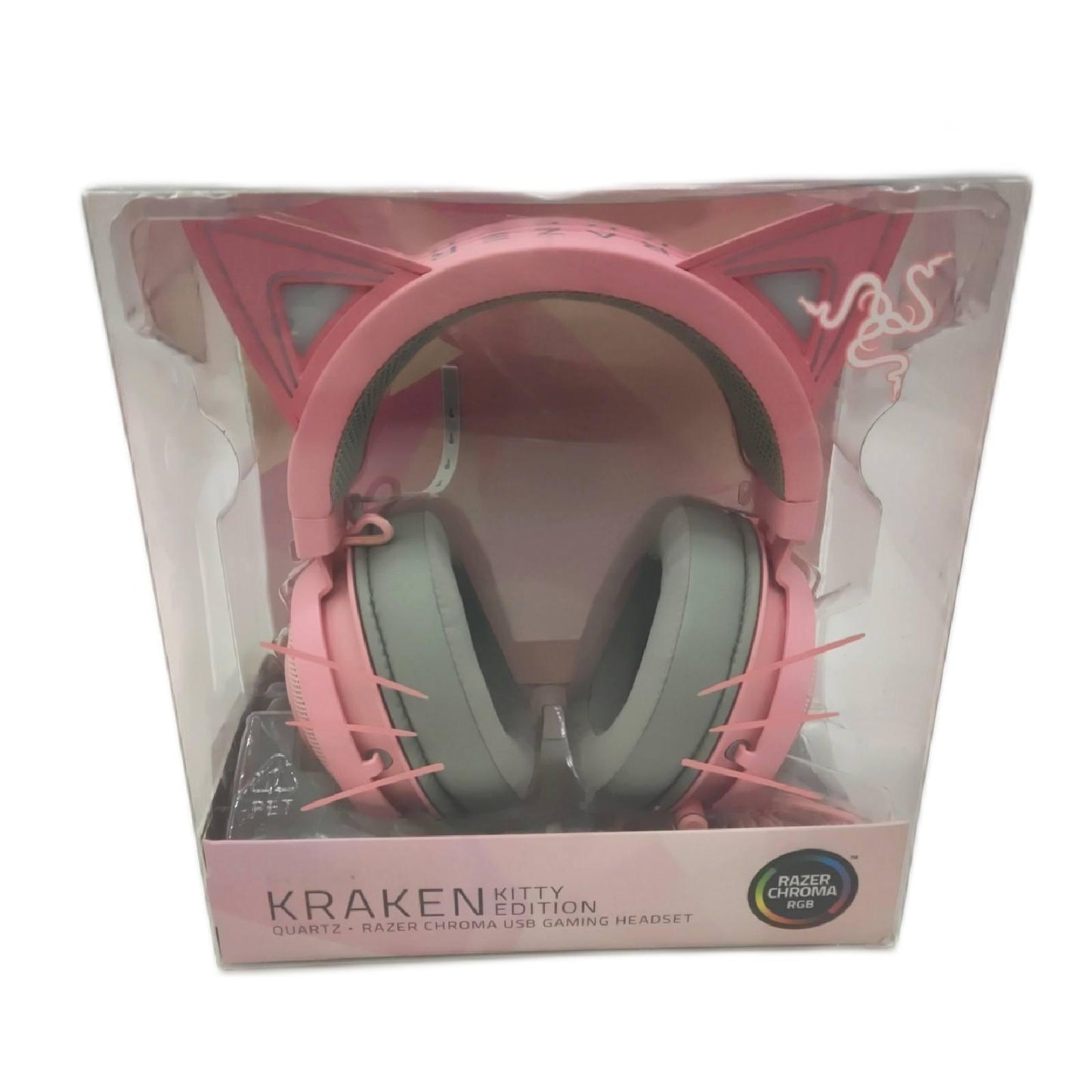 Razer Kraken Kitty Edition Gaming Headset Die Katze Ohr USB Gaming Head - Defekt