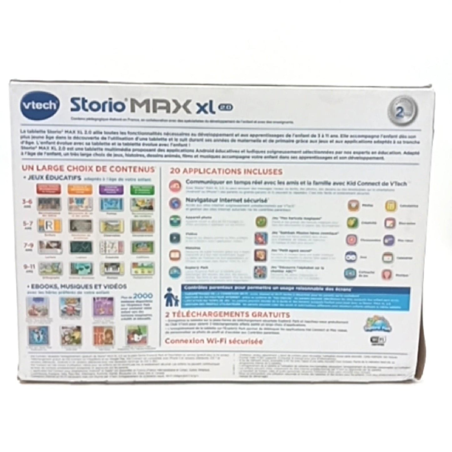VTech Tablet Storio Max XL 2 Kinder Elektronik Rosa 7 Zoll Lernfunktion Französisch
