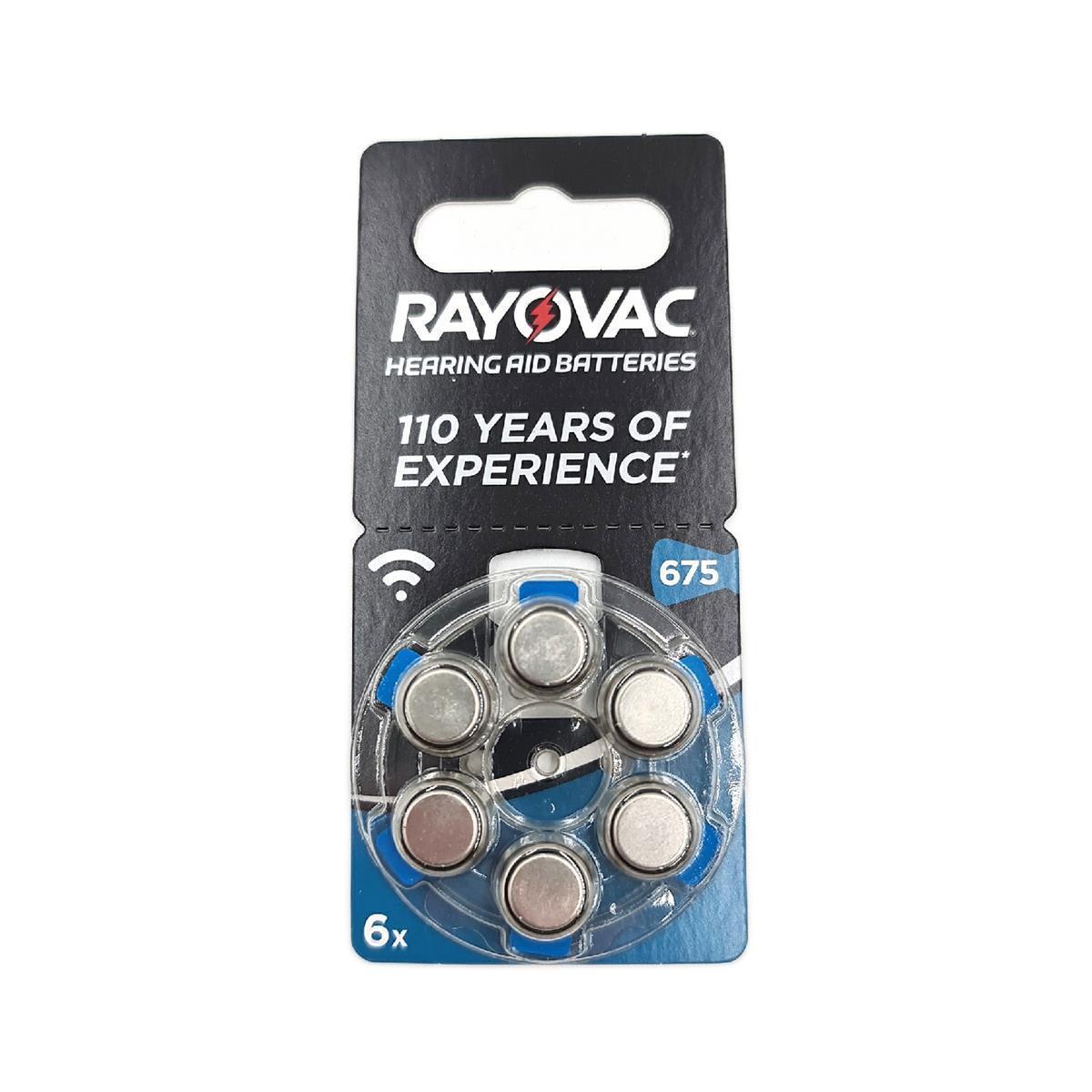 Rayovac Horgeratebatterien Batterien Knopfzellen 60 Stück Groesse