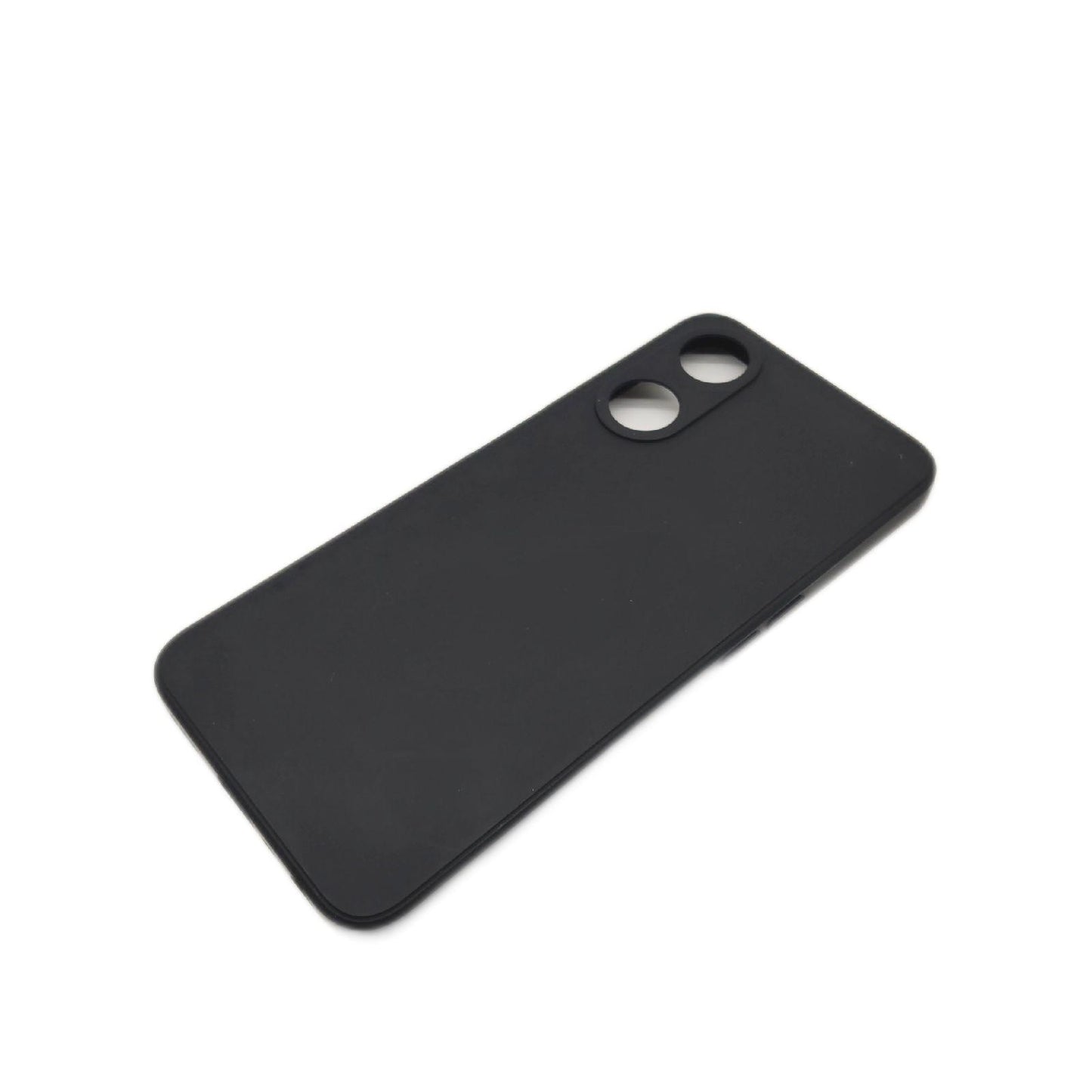 OPPO A78 5G Hülle Silikon TPU Flexibel Dünn Handy Schutzhülle qullOO Smartphone Tasche Schwarz