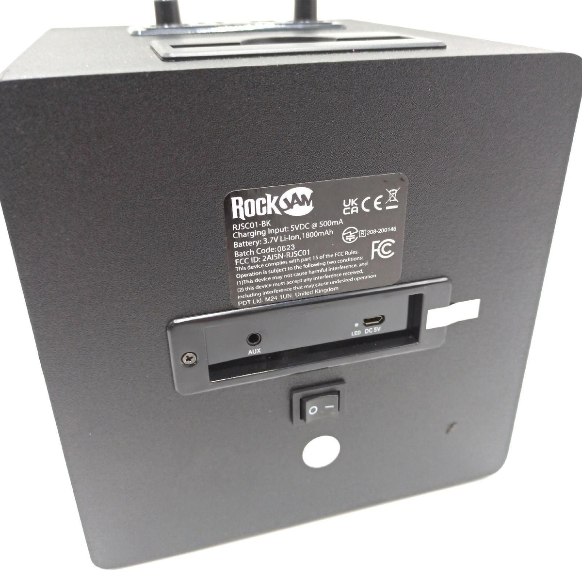 RockJam Karaoke Maschine Audiogeräte Singcube Bluetooth Verbindung wiederaufladbar leistungsstark