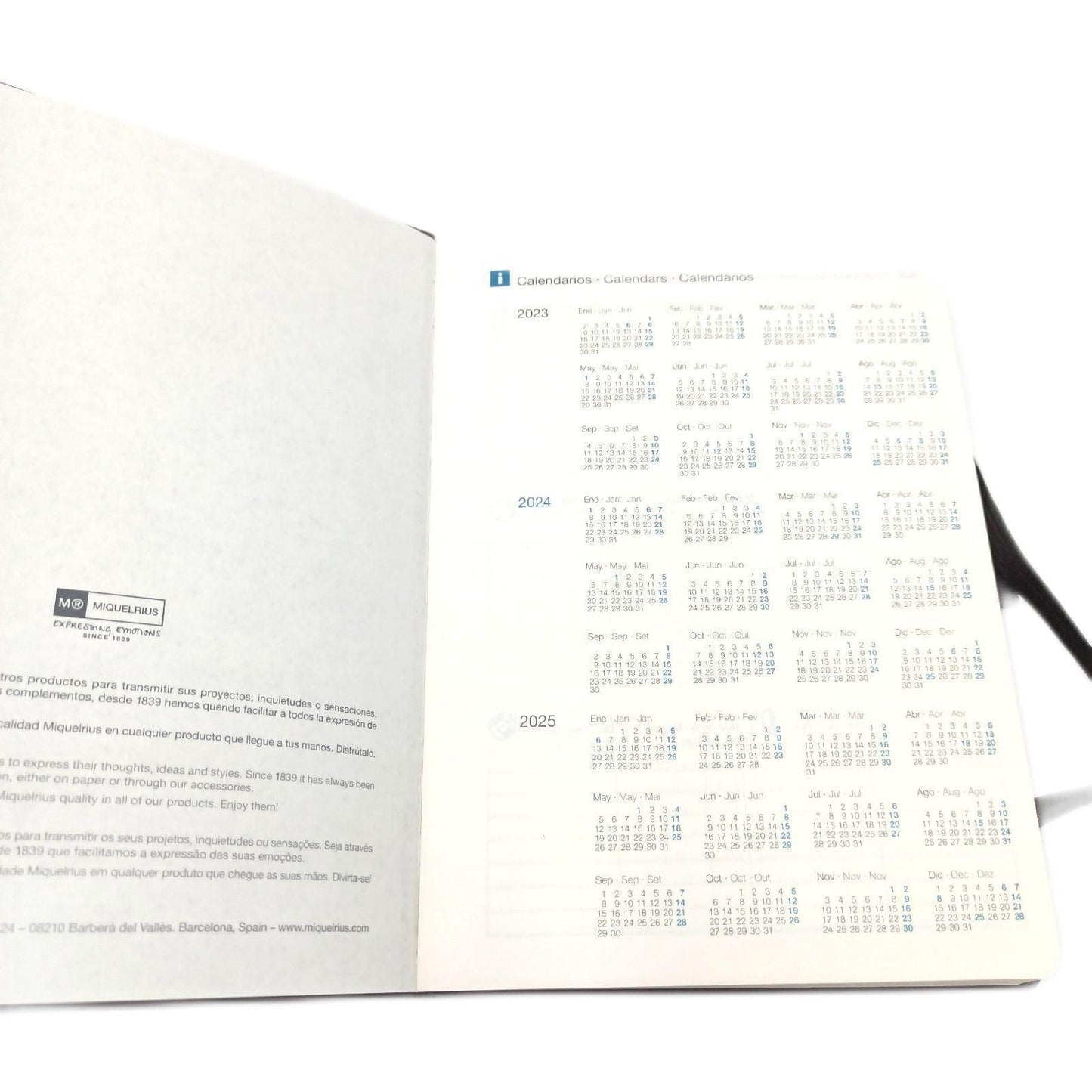 Miquelrius Jahreskalender Kalender Büro 2024 Plus Format Kupferstempel Kon