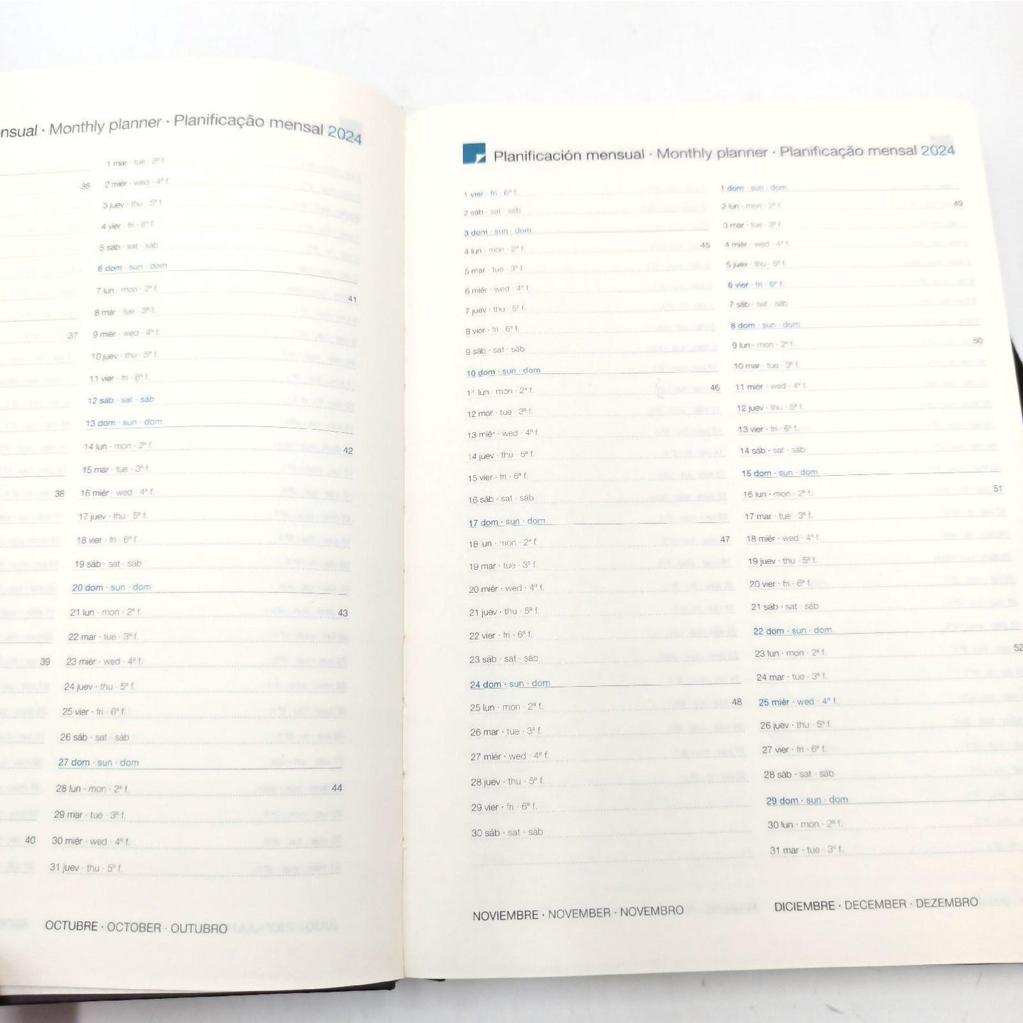 Miquelrius Jahreskalender Kalender Büro 2024 Plus Format Kupferstempel Kon