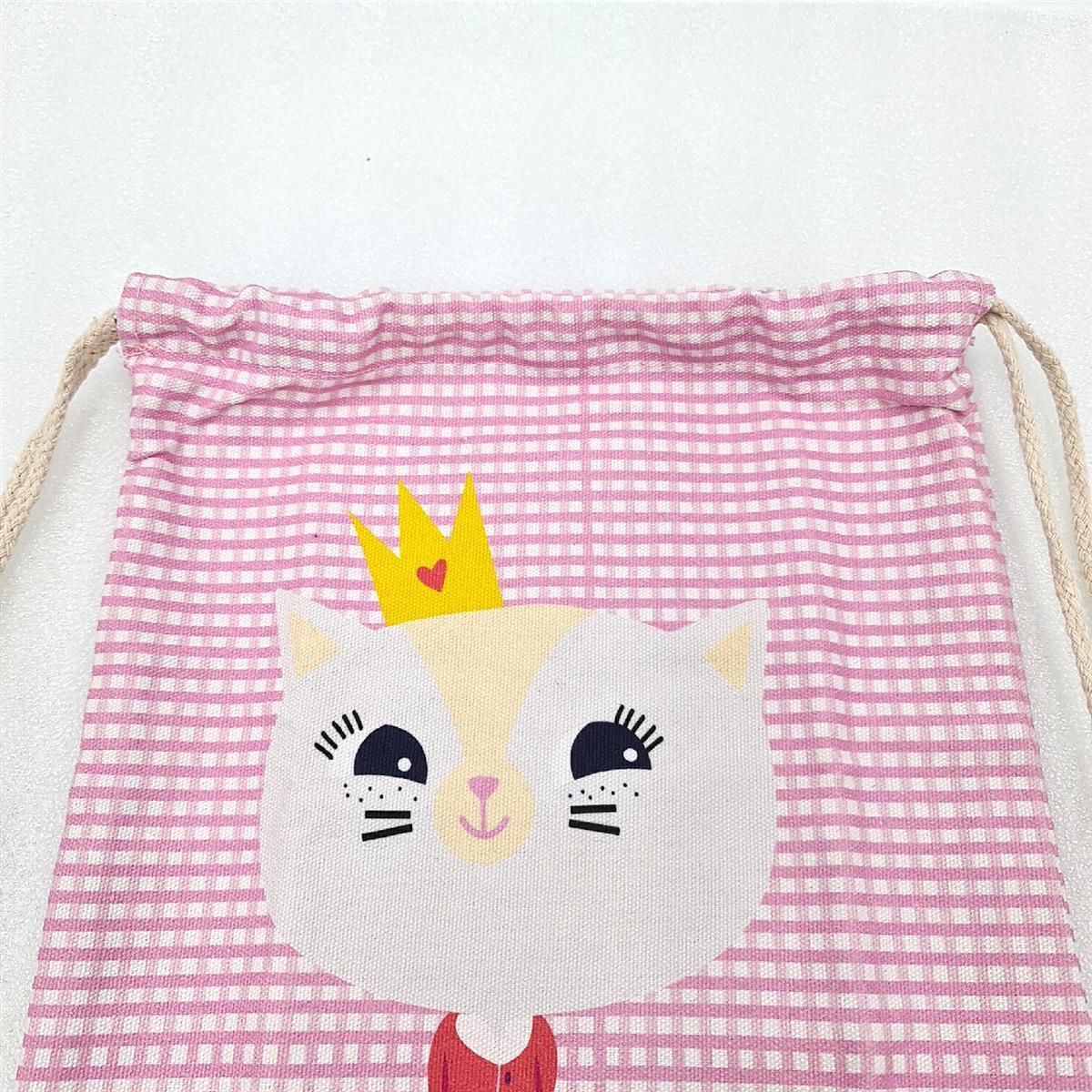 Draeger Rucksack Tasche Kinder Prinzessin Baumwolle Spielzeug Aufbewahrung Bequem