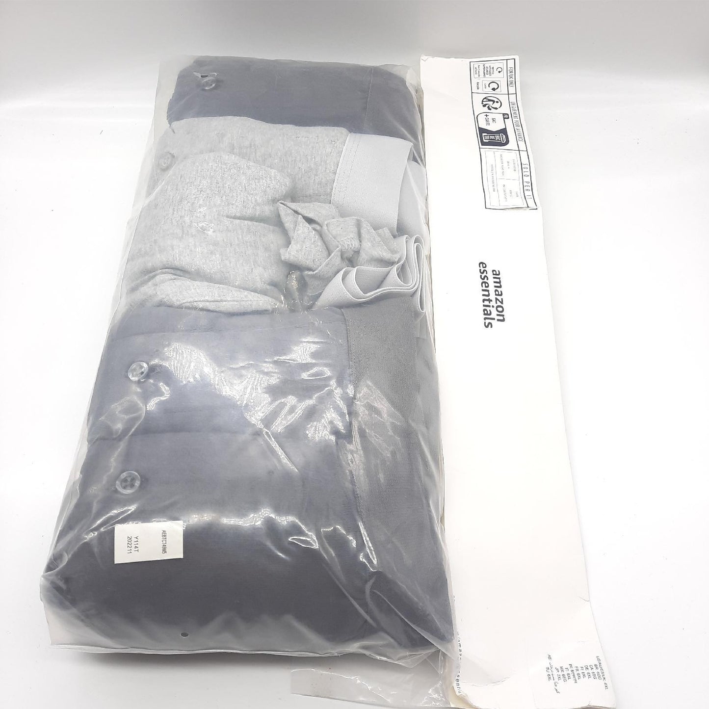 Amazon Essentials Herren Boxershorts Unterwäsche Große Größen 6XL Baumwolle Komfort 5er