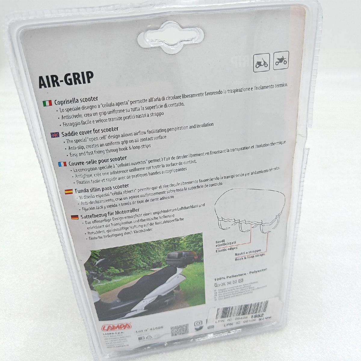 Lampa 91433 air-Grip  Sattelbezug für Maxi  XL
