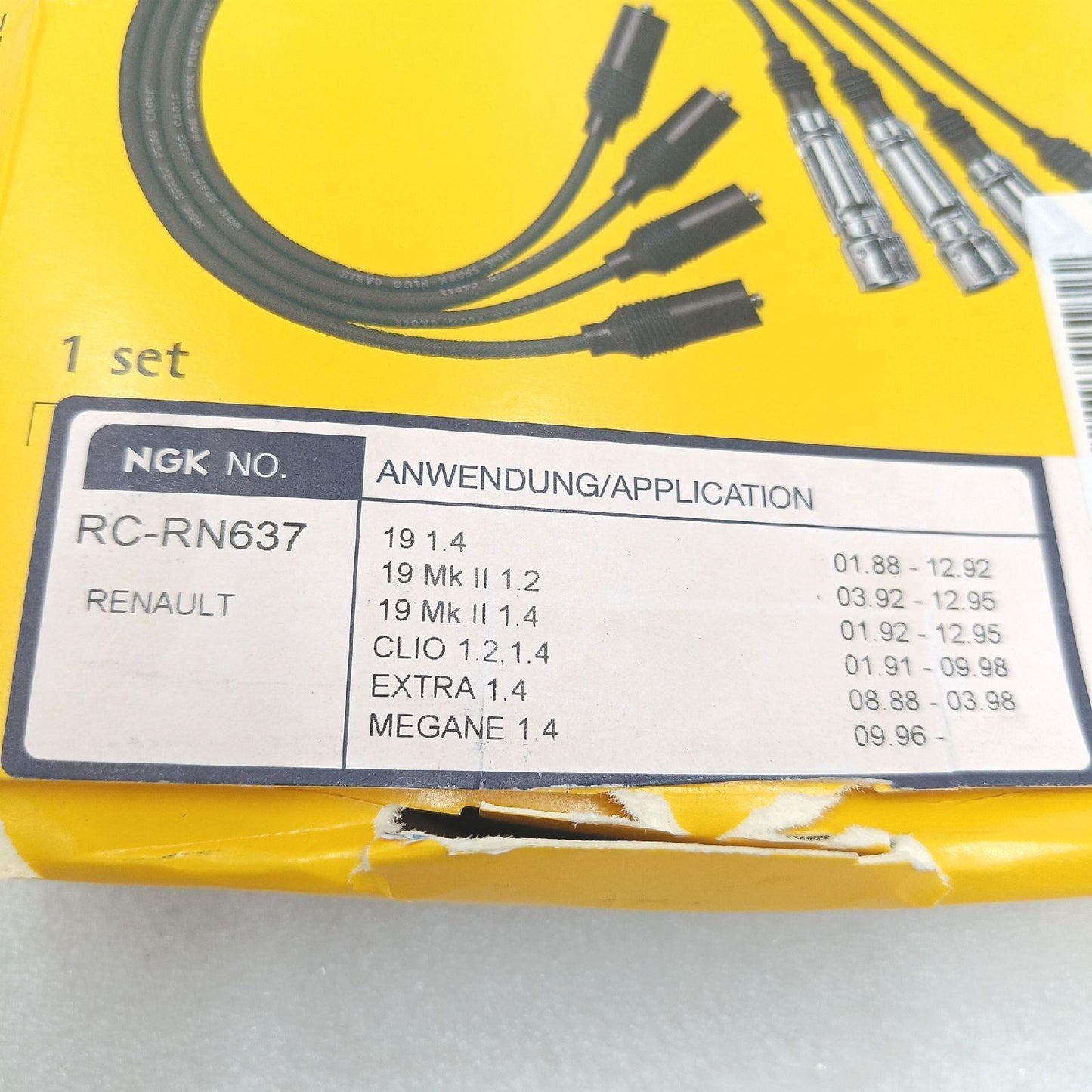 NGK Zündleitung Auto Ersatzteile RC RN637 passend Motor Zündung Reparatur