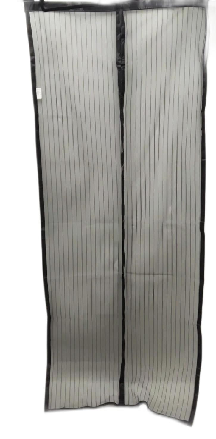 JOY2SEE Magnetisches Türmoskitonetz Tür Insektengitter Moskitoschutz 85x200 Schwarz Fliegenschutz
