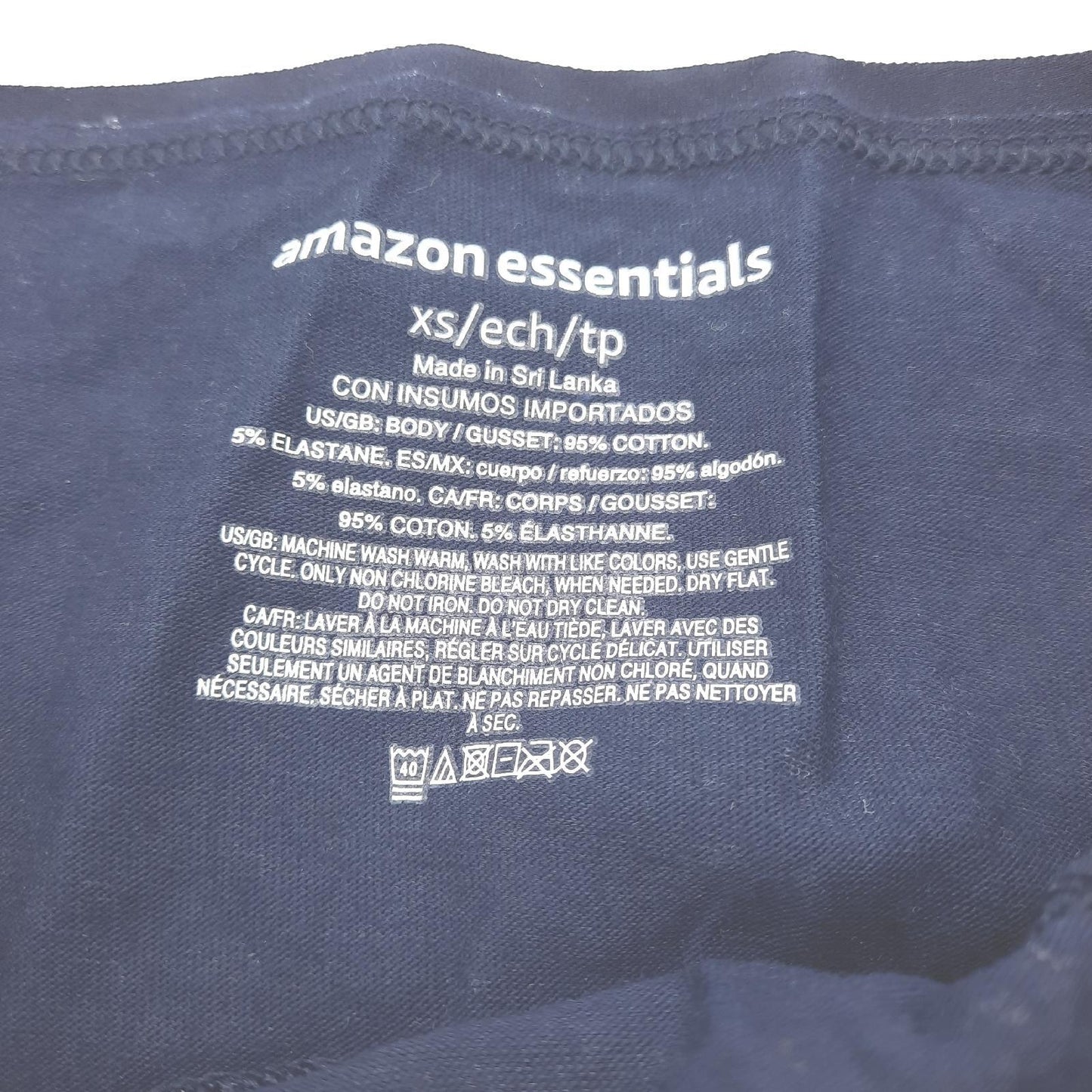 Amazon Essentials Bikinihose Damenbekleidung 6er Pack Mehrfarbig Punkte Sterne Schwimmen