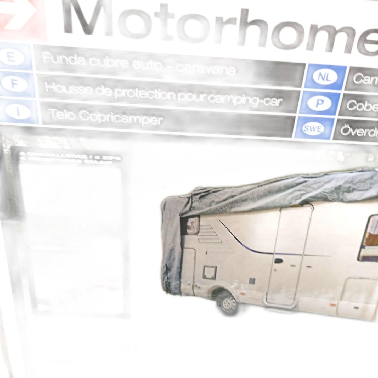 SUMEX Wohnmobilabdeckung/-vollgarage, atmungsaktiv, wasserabweisend, 6,5-7 m