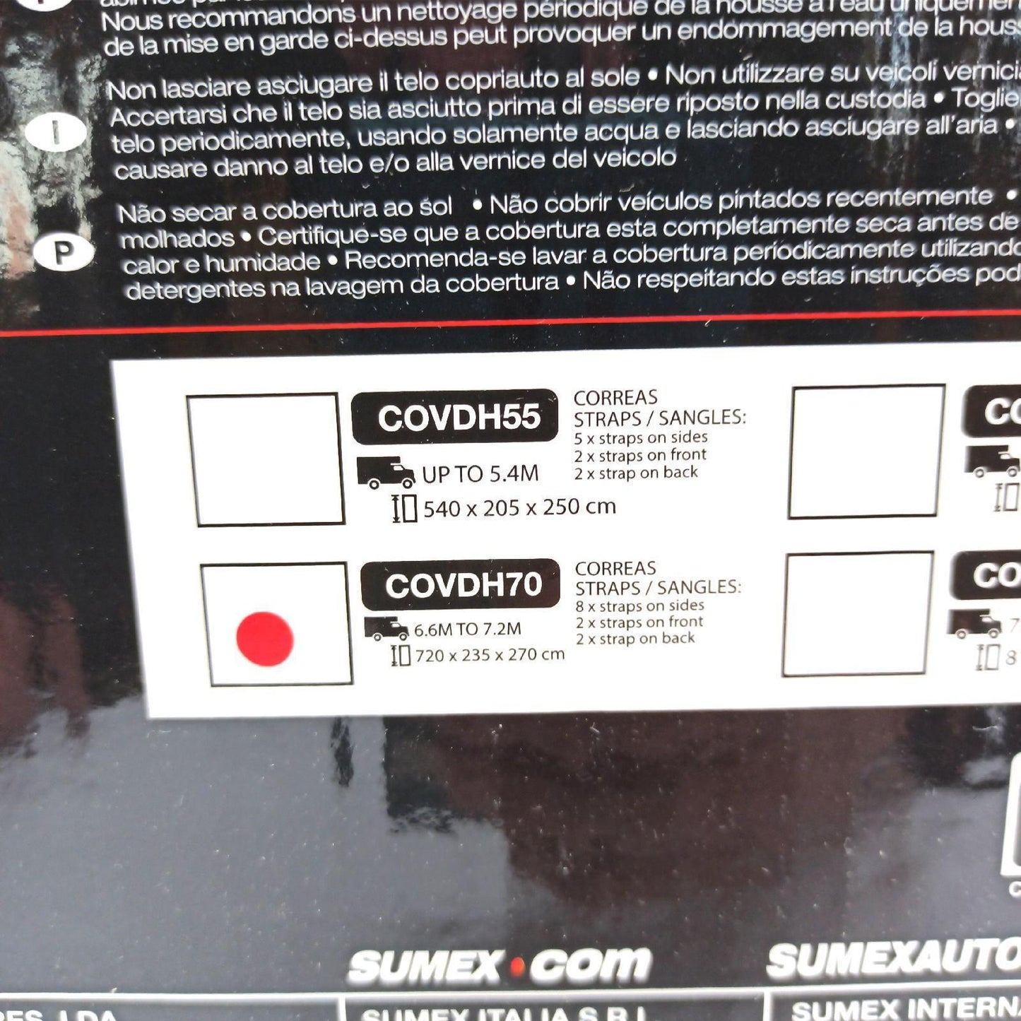 SUMEX Wohnmobilabdeckung/-vollgarage, atmungsaktiv, wasserabweisend, 6,5-7 m
