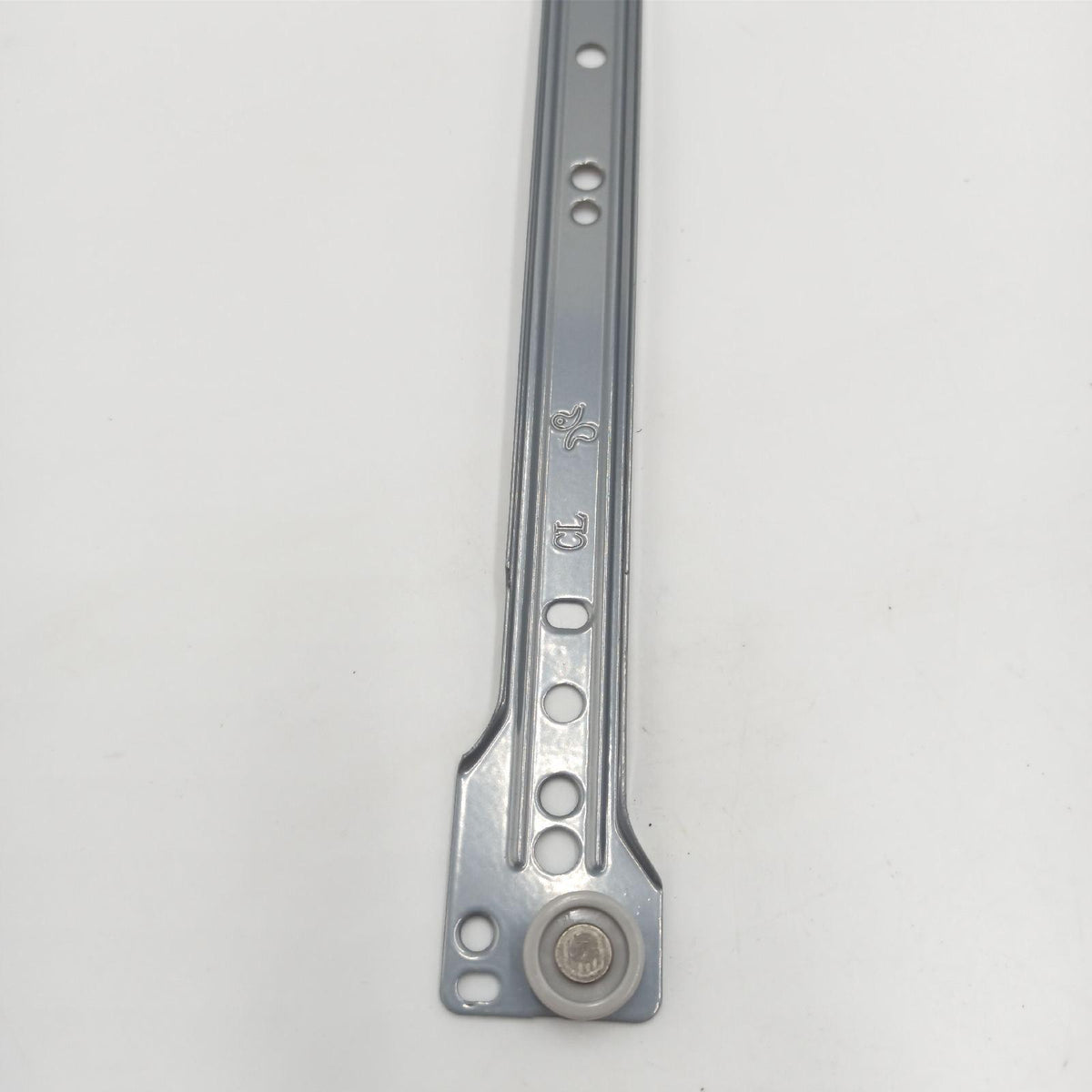 Emuca - Schubladenführungen mit Rollen und Teilauszug  Aluminium lackiert  450 mm  5 Stück