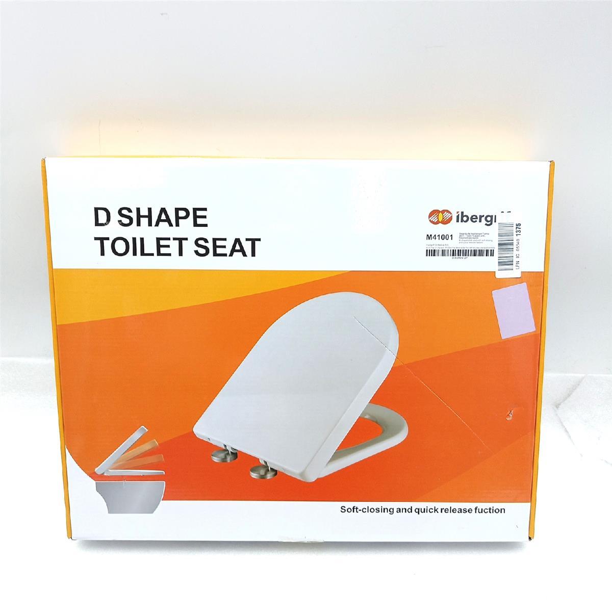 Ibergrif Toilettensitz Sanitärbedarf M41001 Universal D Form Komfort und Hygiene für