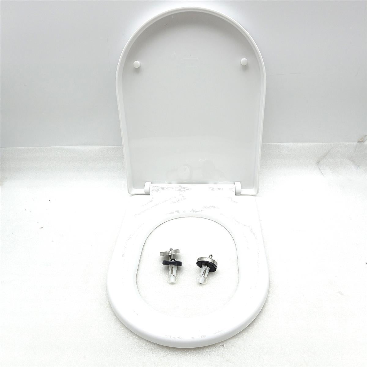 Ibergrif Toilettensitz Sanitärbedarf M41001 Universal D Form Komfort und Hygiene für