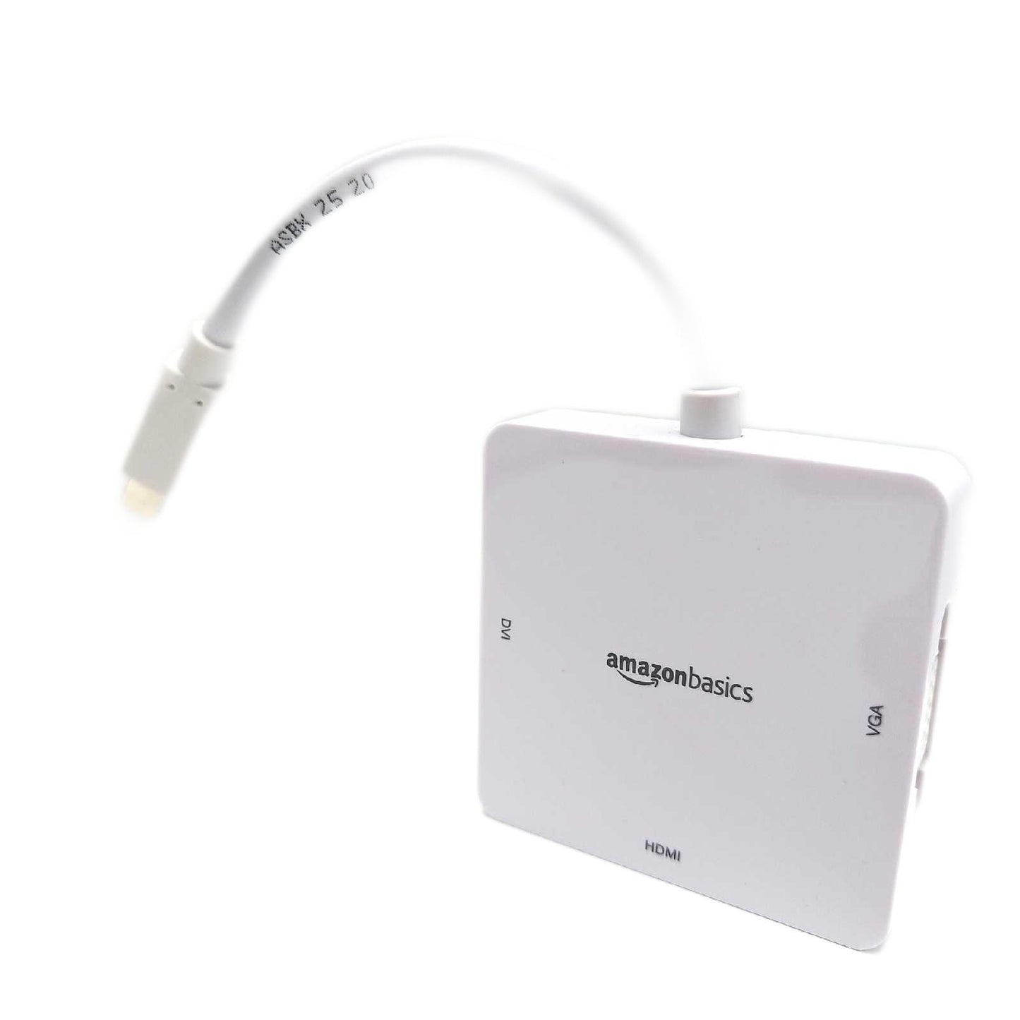 Amazon Basics Mini Displayport auf HDMI/DVI/VGA Adapter - Weiß