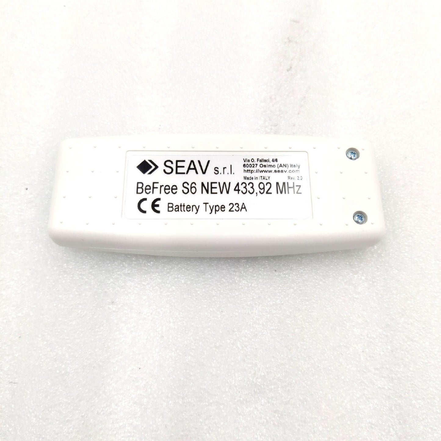 Seav Sender Steuerung Rollladen BeFree S6 Automatik Funksystem 43392 MHz