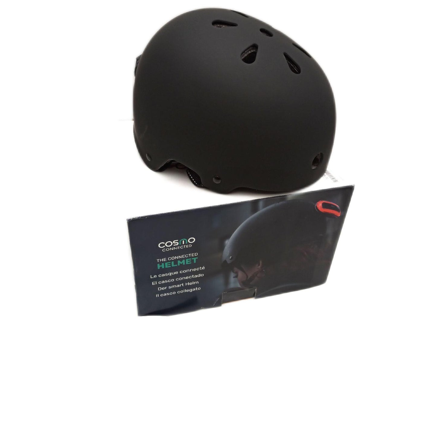 Cosmo Connected Cosmo Evasion Intelligenter Fahrrad Rollerhelm Schwarz S M ohne Licht