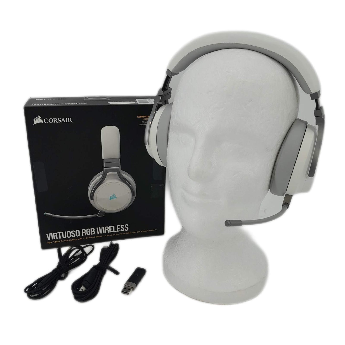 CORSAIR Gaming Headset RGB kabellos HiFi 7.1 Surround Sound;Wireless;VIRTUOSO Sound;Gaming