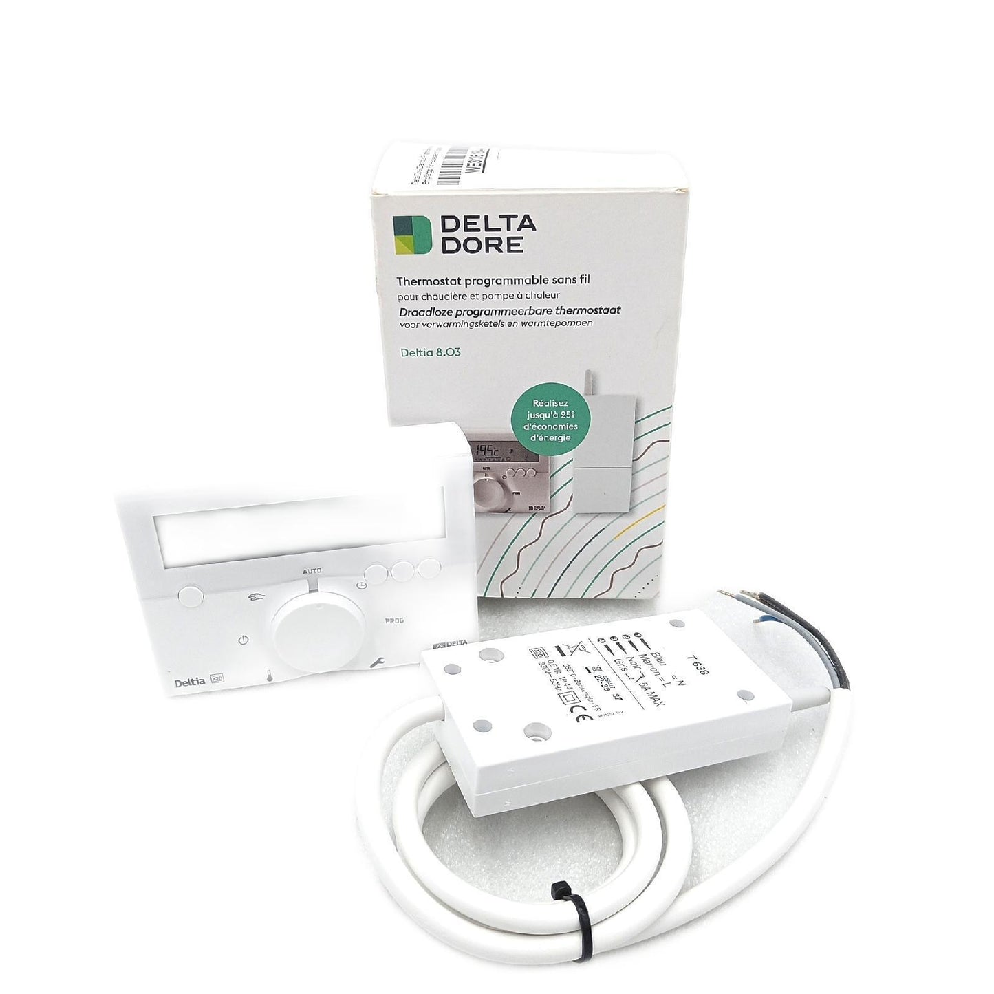 Delta Dore Funkthermostat Haustechnik DEL6050417 programmierbar Temperaturregelung