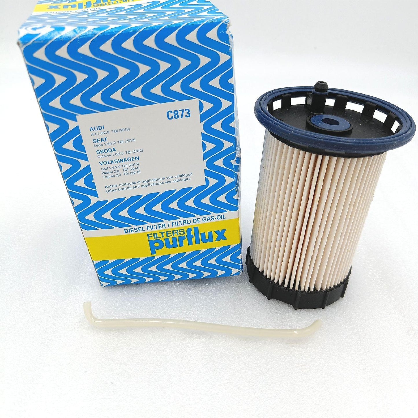 Purflux Kraftstofffilter Auto Ersatzteil C873 Kompatibel VW Golf VII Schrägheck