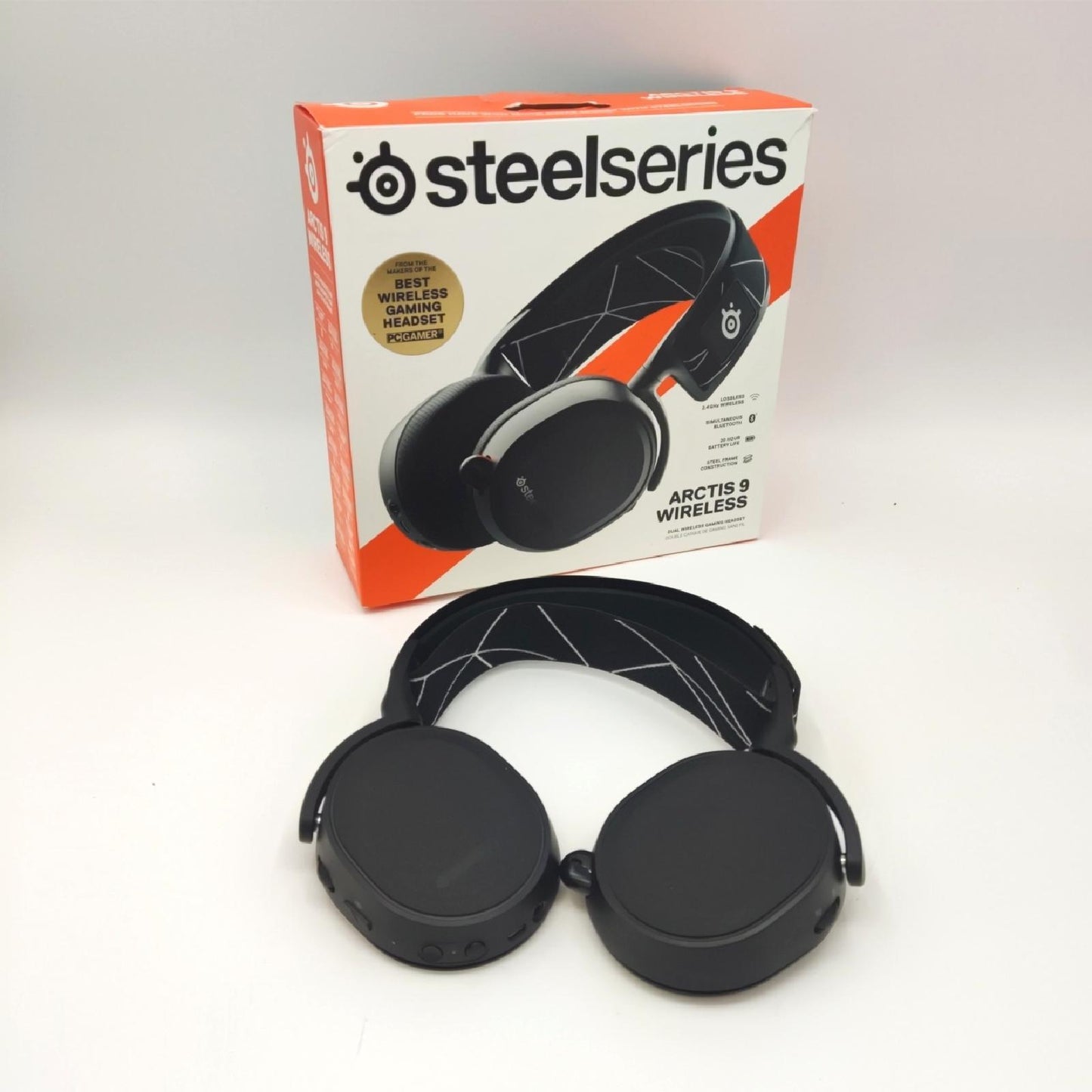 SteelSeries Arctis 9 Dual Gaming Kopfhörer Bluetooth Playstation ohne Ohrenpolster