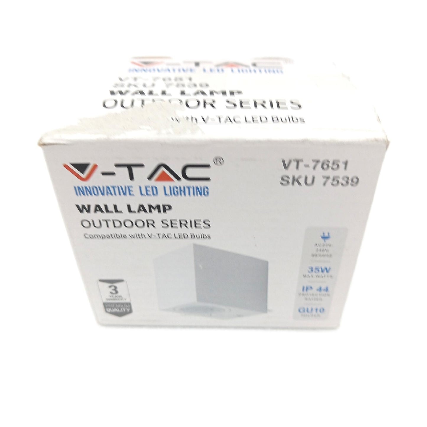 Lampenfassung Wall Light Leuchte Beleuchtung quadratisch Aluminium weiß modern elegant für Lampen