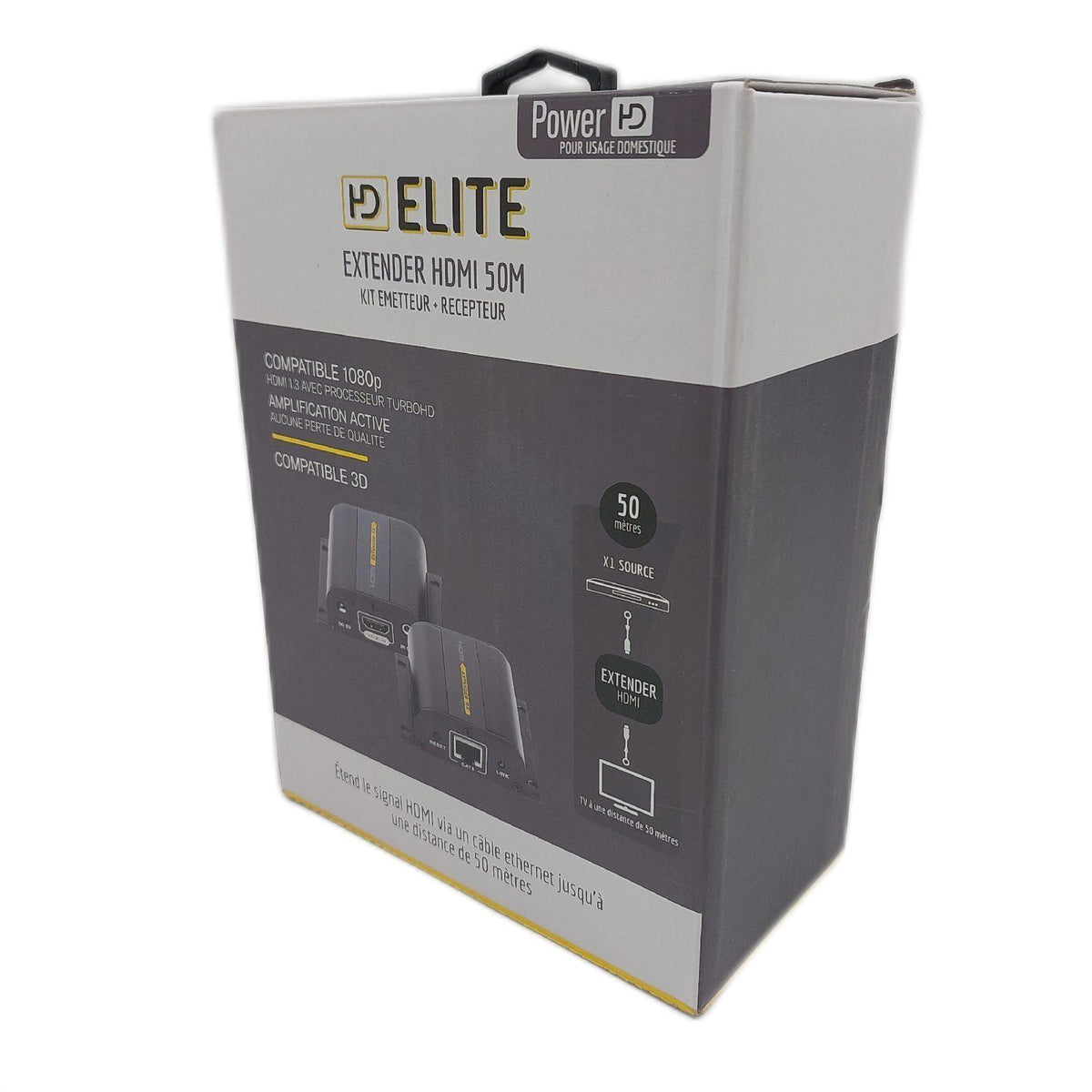 HDElite - HDMI Extender Eco 50M über ein einfaches RJ45-Kabel - 1080p