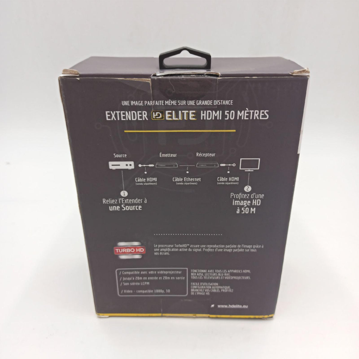 HDElite - HDMI Extender Eco 50M über ein einfaches RJ45-Kabel - 1080p