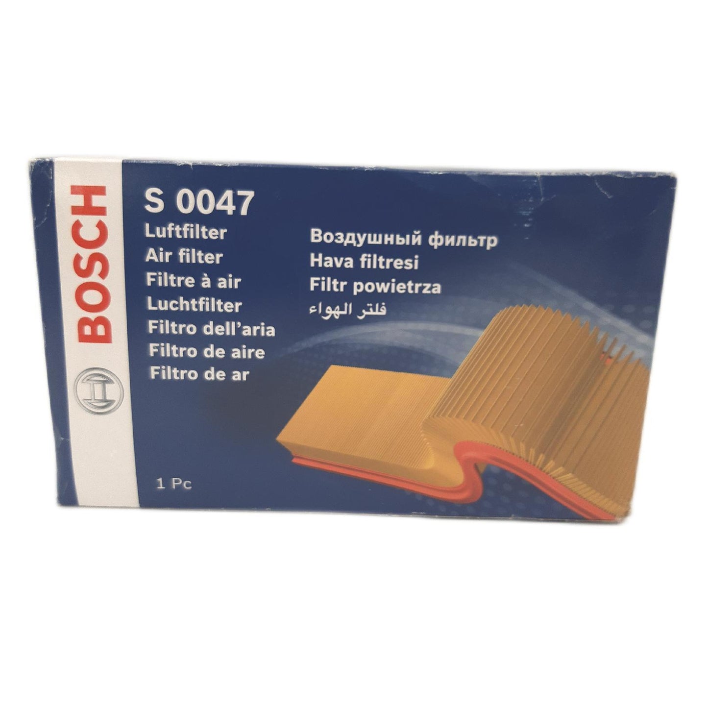 Bosch Luftfilter Auto Ersatzteil S0047 Reinigung hohe Nassfestigkeit Reißfestigkeit