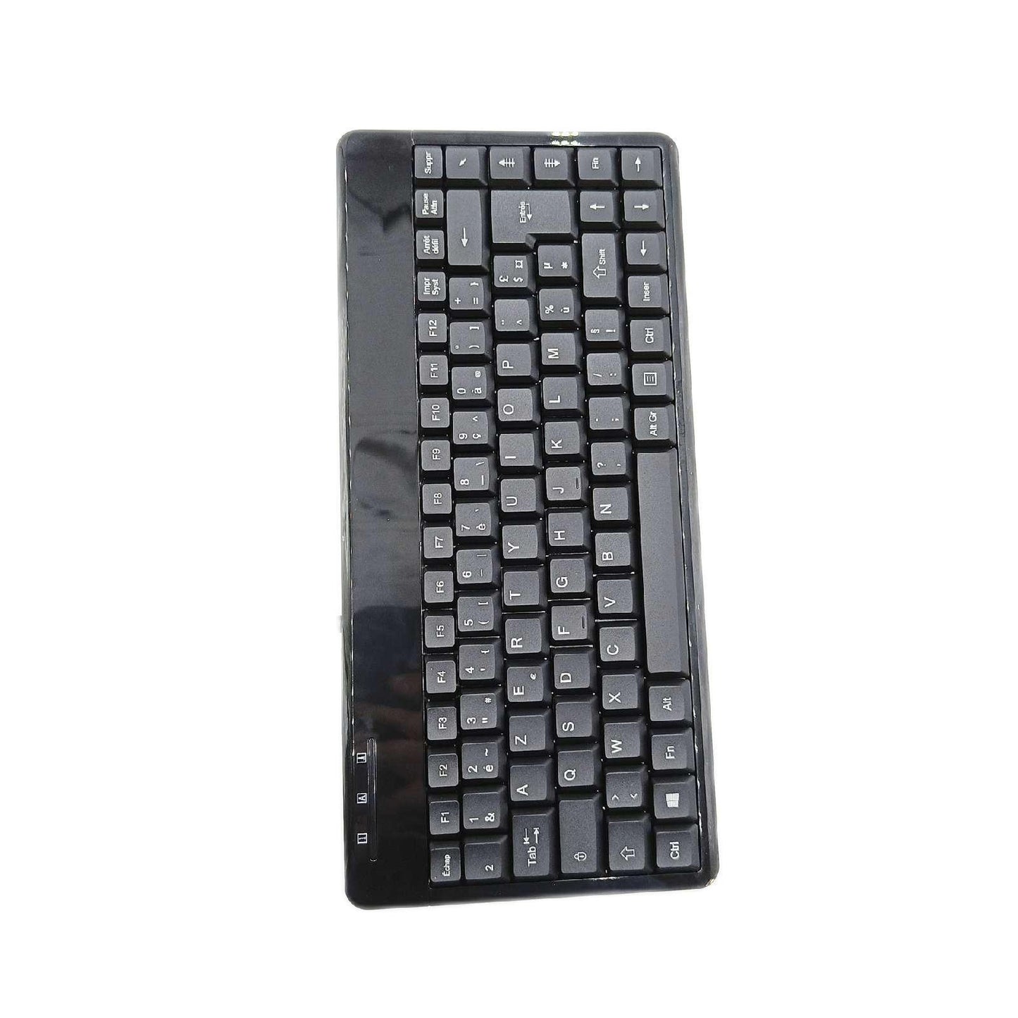 Perixx Mini Tastatur Computer Zubehör PERIBOARD 409U Kabel USB Schwarz AZERT